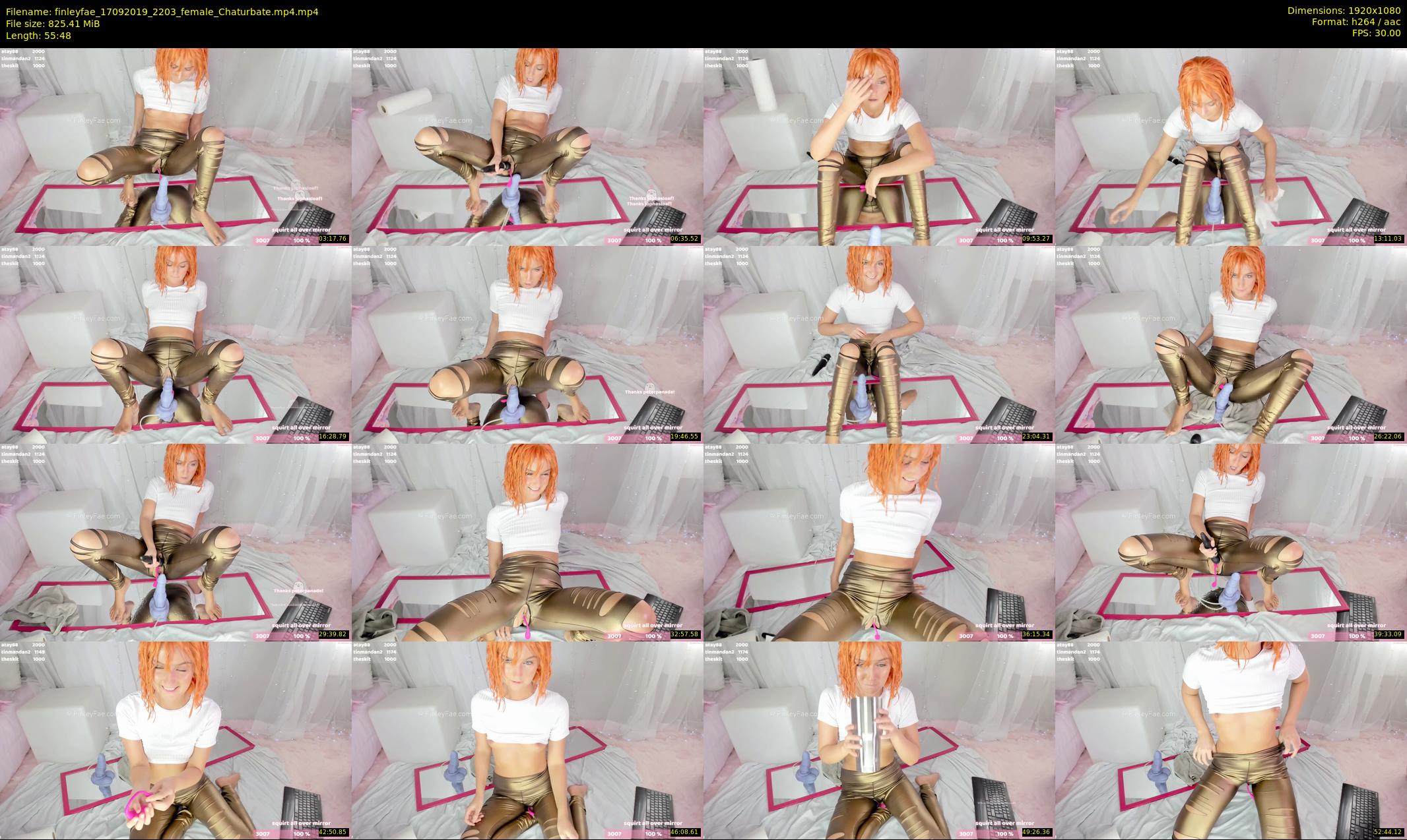 finleyfae — 56 minute Chaturbate female cam show recording, 1080p, Sep 17, 2019