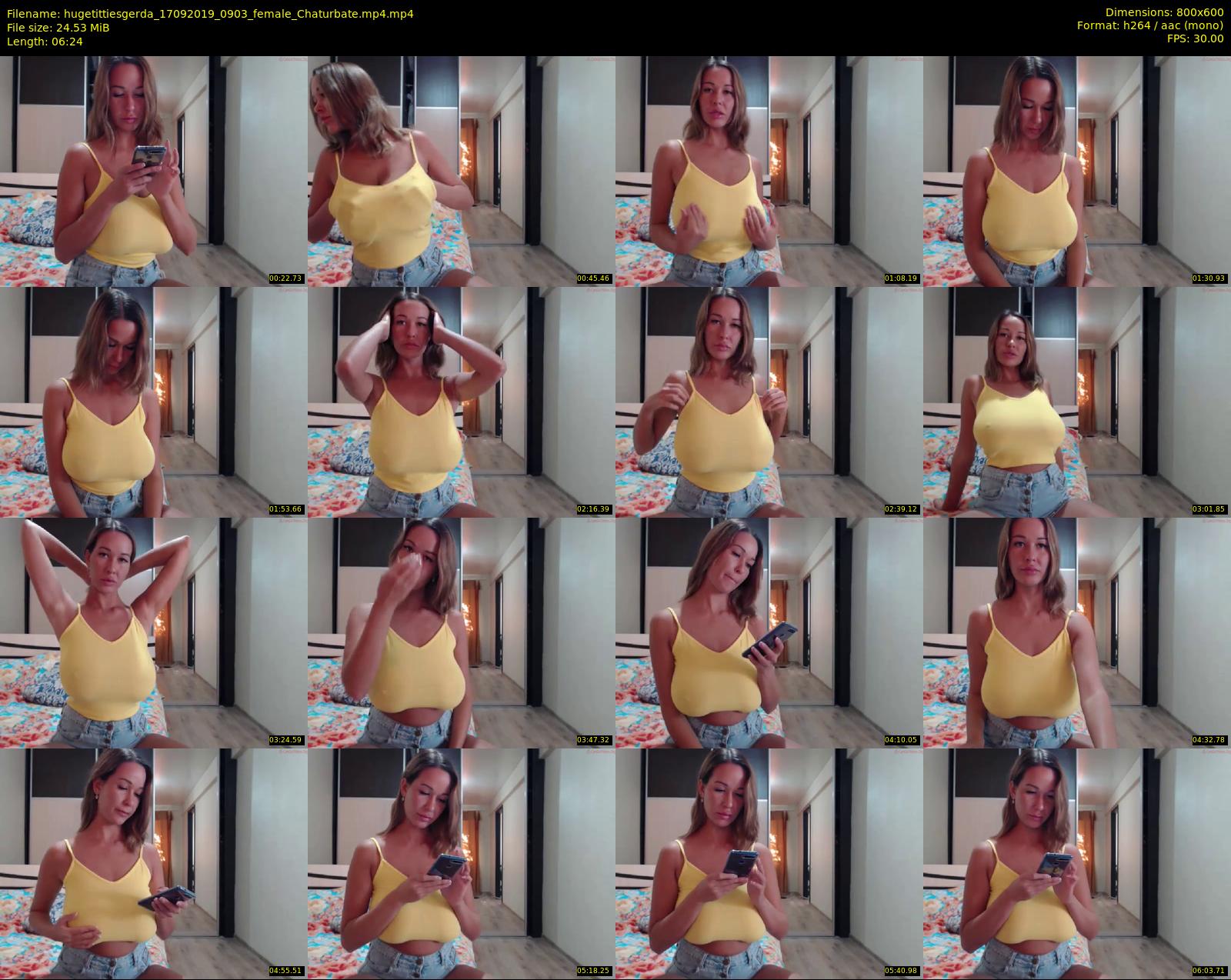 hugetittiesgerda — 7 minute Chaturbate female cam show recording, 480p, Sep 17, 2019