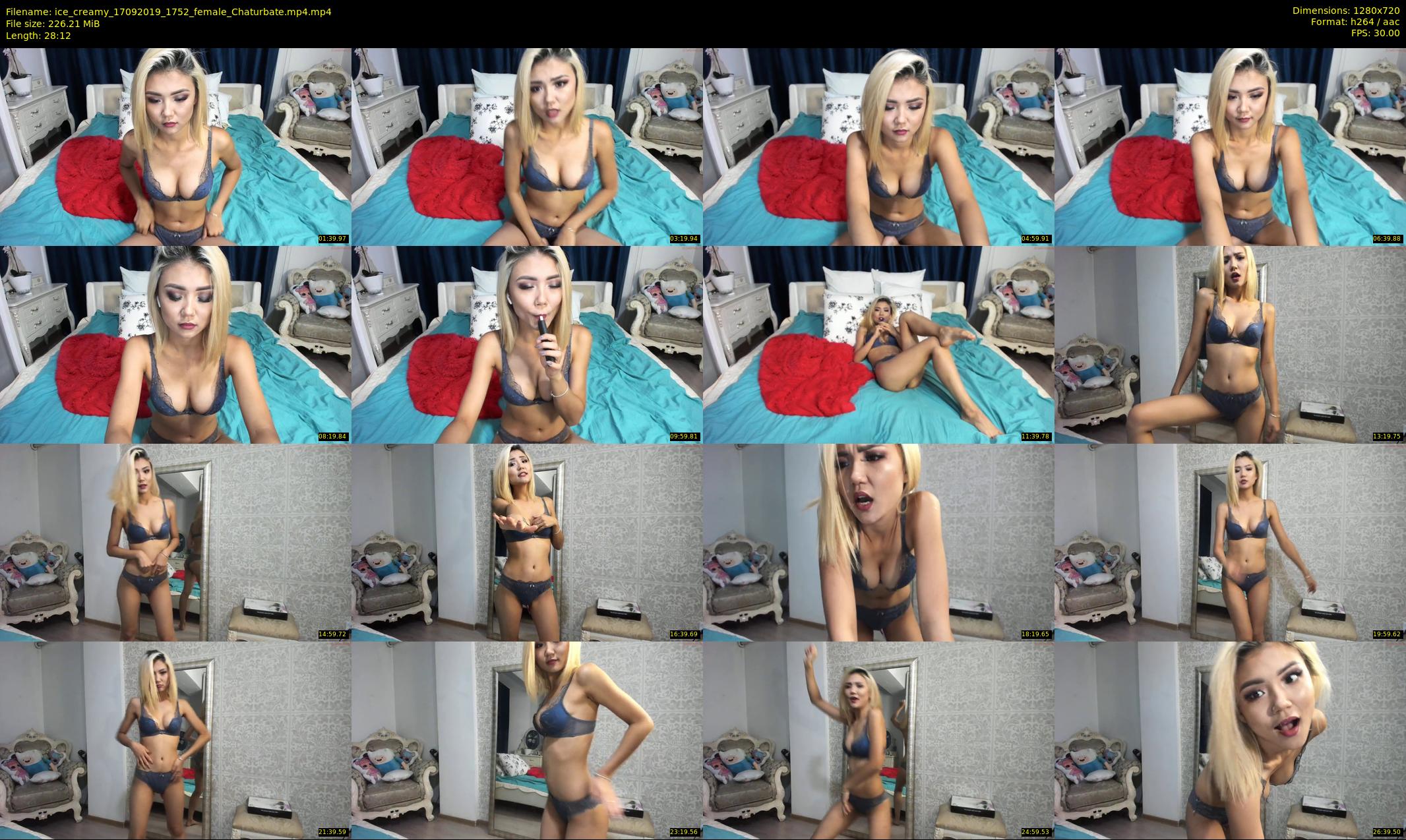 ice_creamy — 29 minute Chaturbate female cam show recording, 720p, Sep 17, 2019