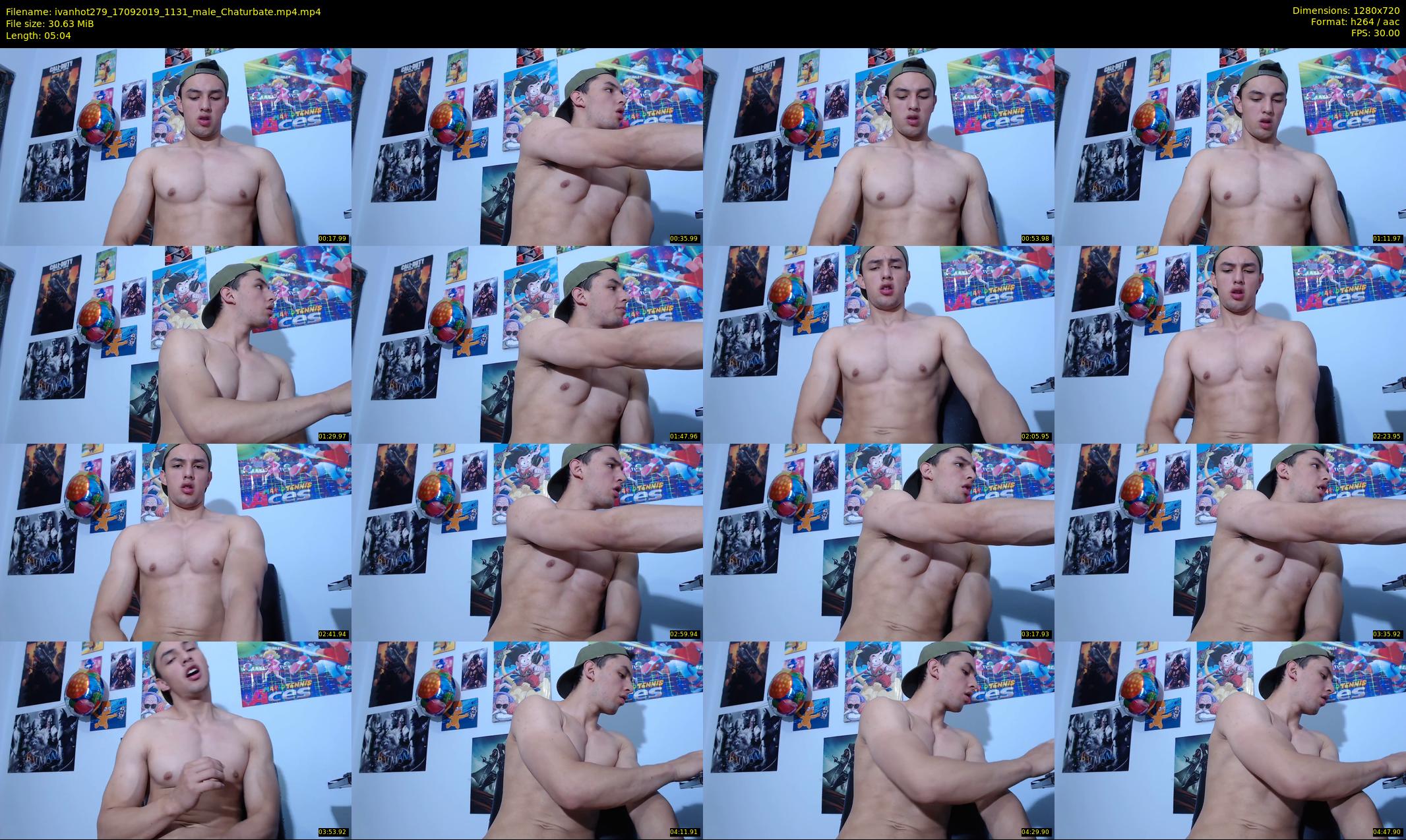 ivanhot279 — 6 minute Chaturbate male cam show recording, 720p, Sep 17, 2019