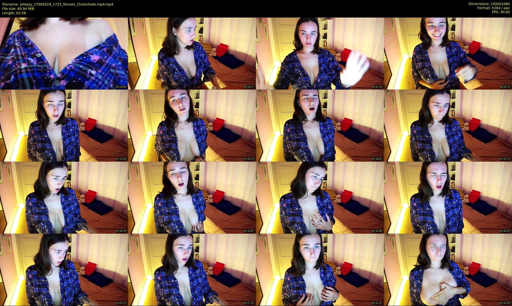joliejoy — 4 minute Chaturbate female cam show recording, 1080p, Sep 17, 2019