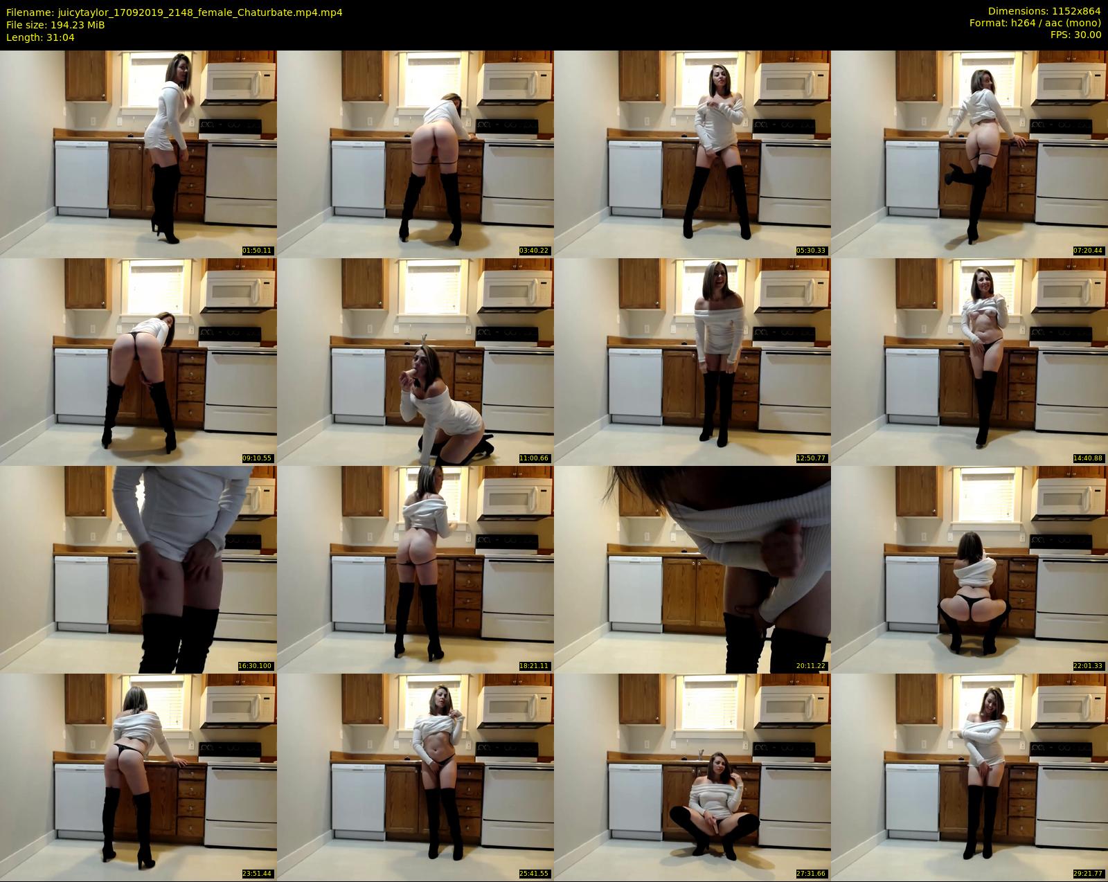 juicytaylor — 32 minute Chaturbate female cam show recording, 720p, Sep 17, 2019