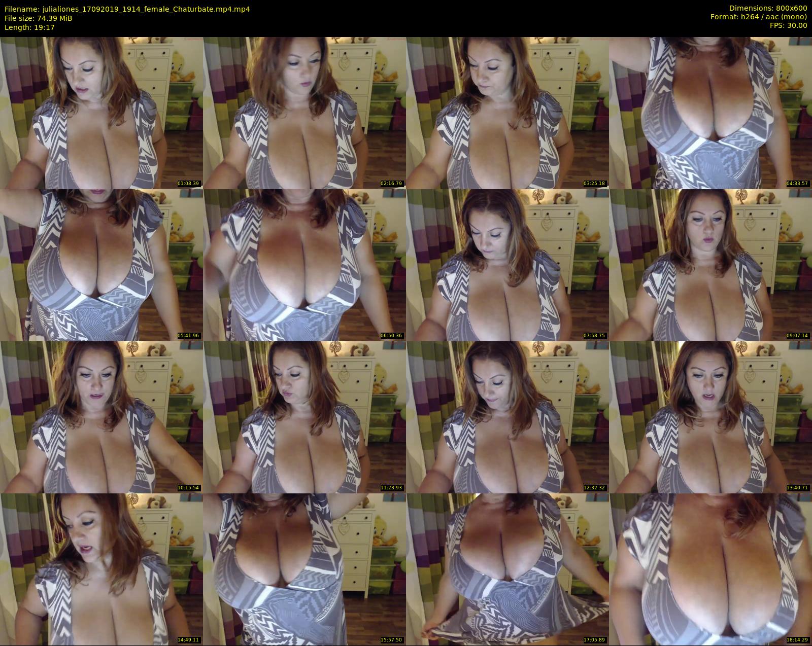 julialiones — 20 minute Chaturbate female cam show recording, 480p, Sep 17, 2019