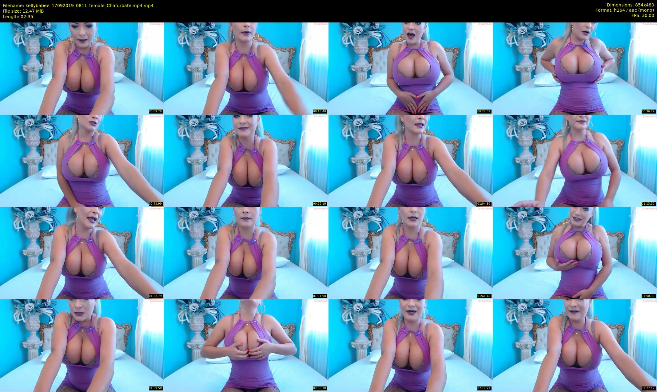 kellybabee — 3 minute Chaturbate female cam show recording, 480p, Sep 17, 2019