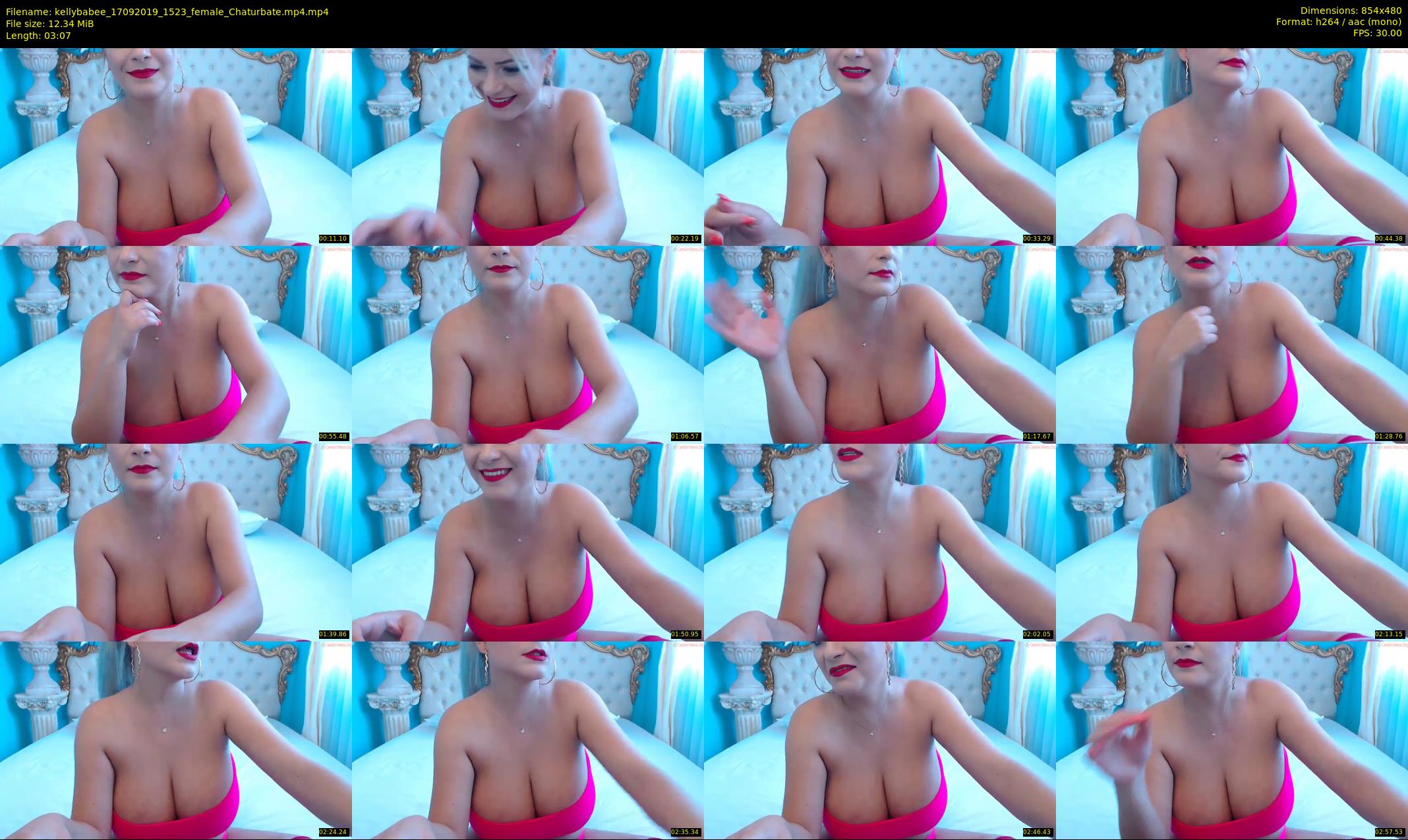 kellybabee — 4 minute Chaturbate female cam show recording, 480p, Sep 17, 2019