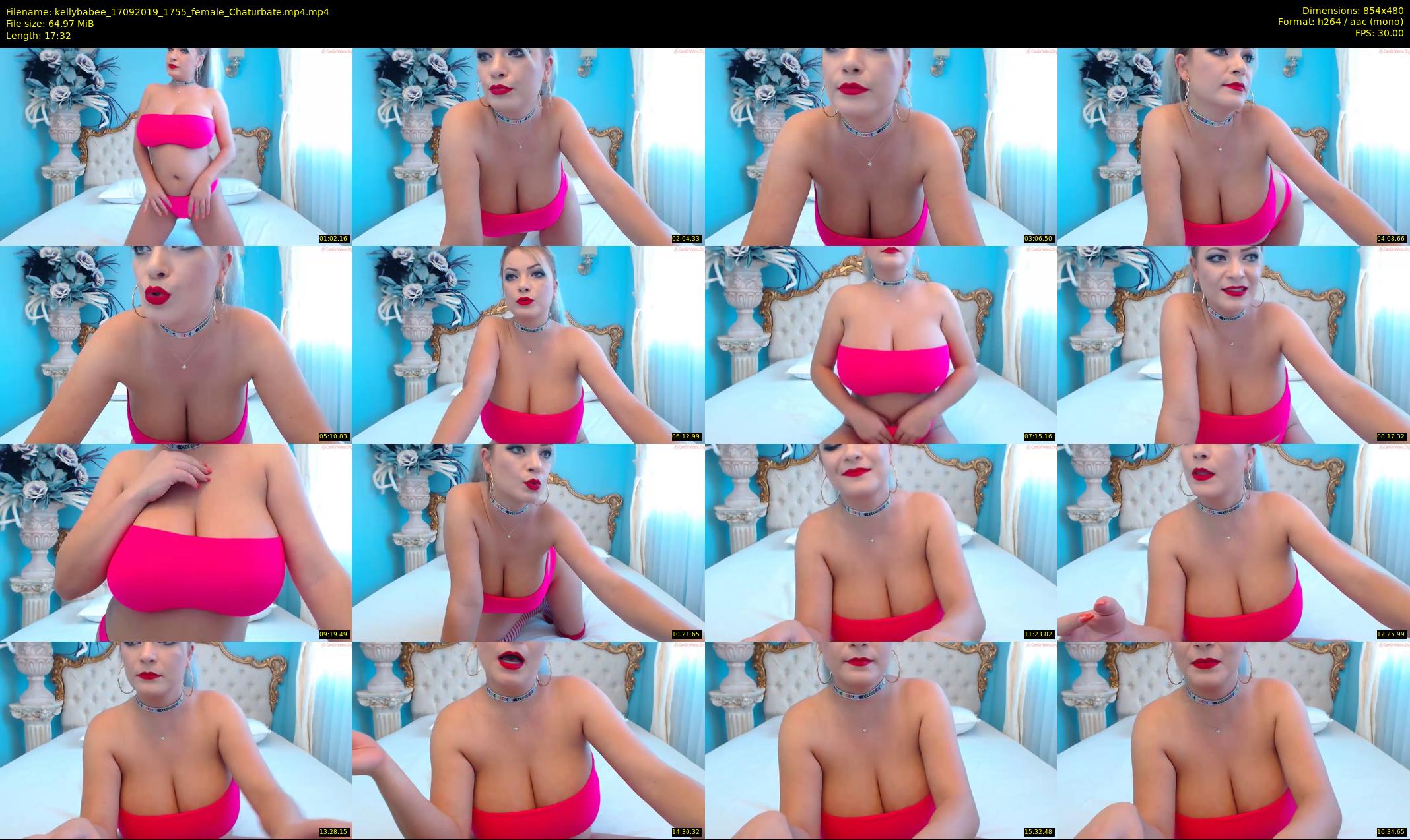 kellybabee — 18 minute Chaturbate female cam show recording, 480p, Sep 17, 2019