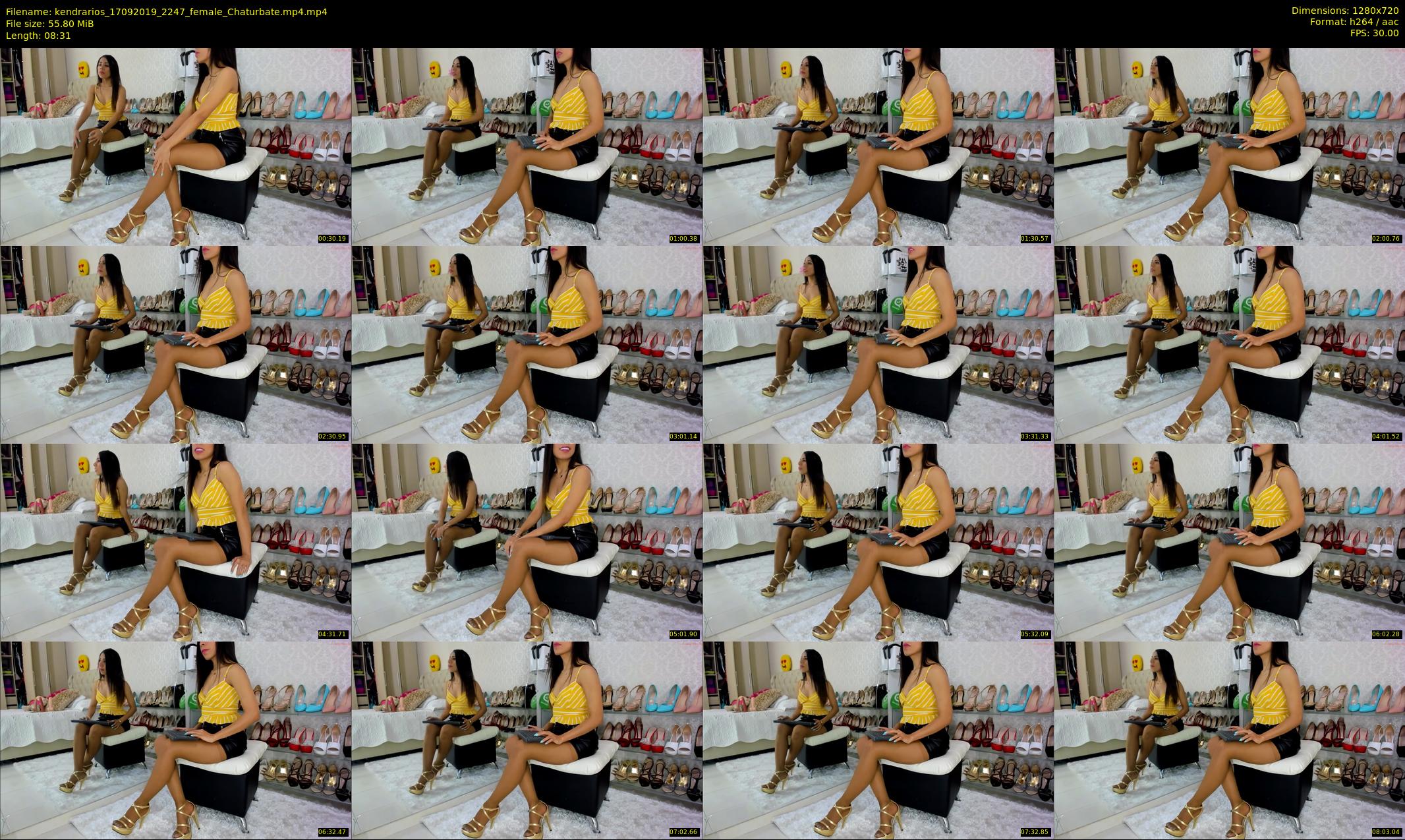kendrarios — 9 minute Chaturbate female cam show recording, 720p, Sep 17, 2019