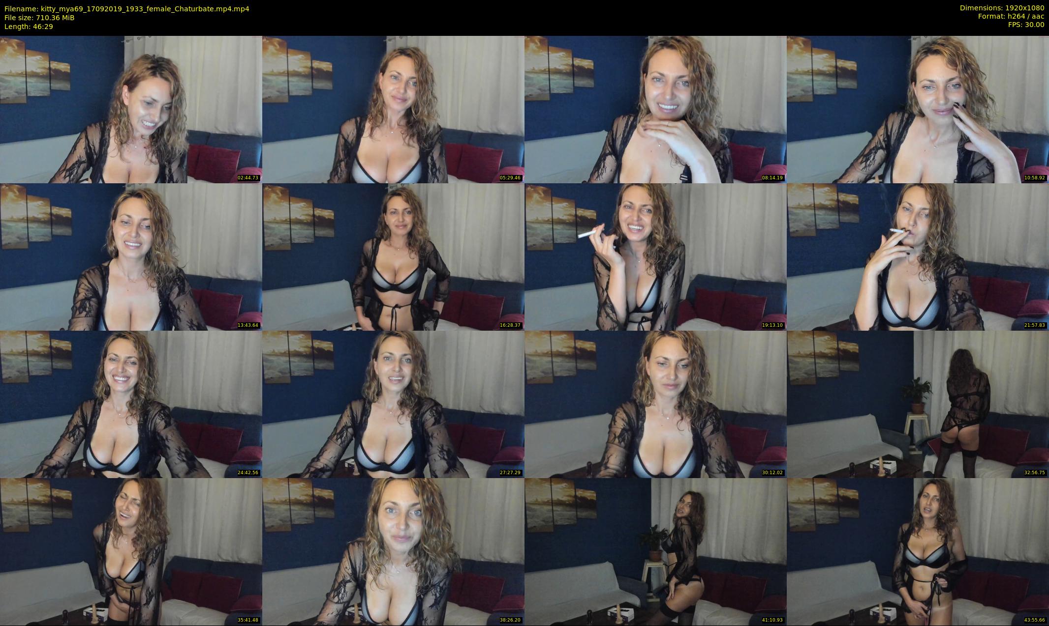 kitty_mya69 — 47 minute Chaturbate female cam show recording, 1080p, Sep 17, 2019