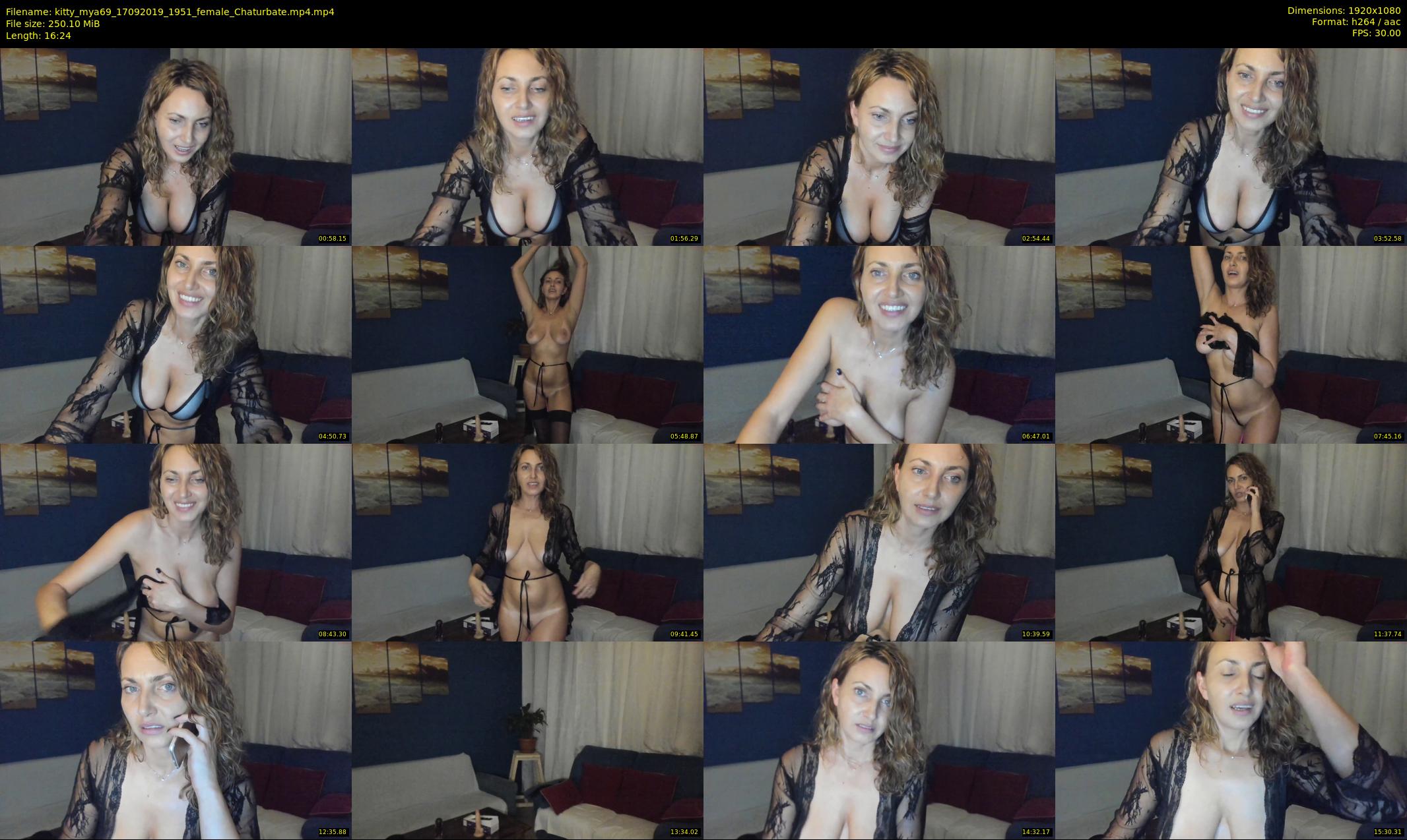 kitty_mya69 — 17 minute Chaturbate female cam show recording, 1080p, Sep 17, 2019