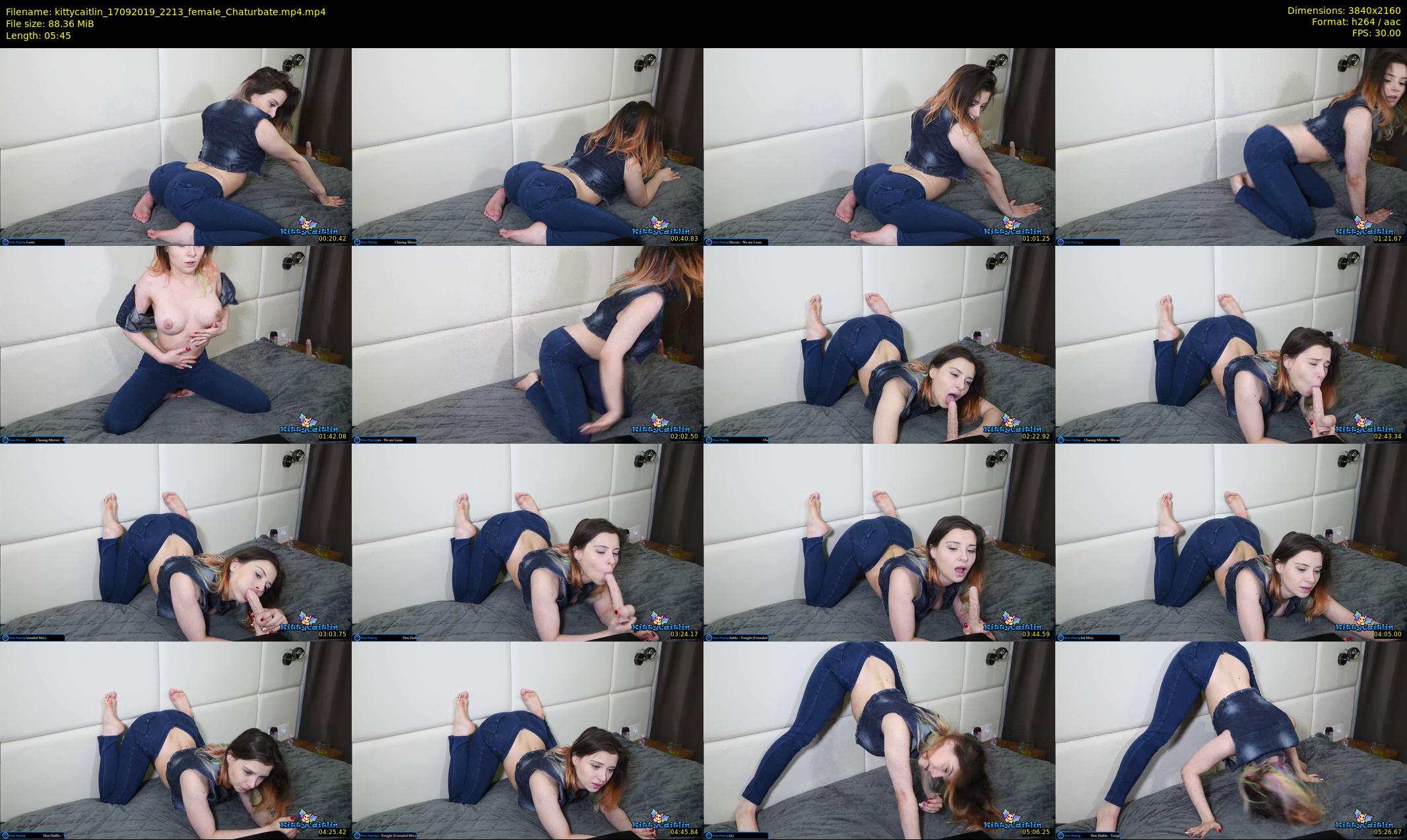 kittycaitlin — 6 minute Chaturbate female cam show recording, 4K, Sep 17, 2019