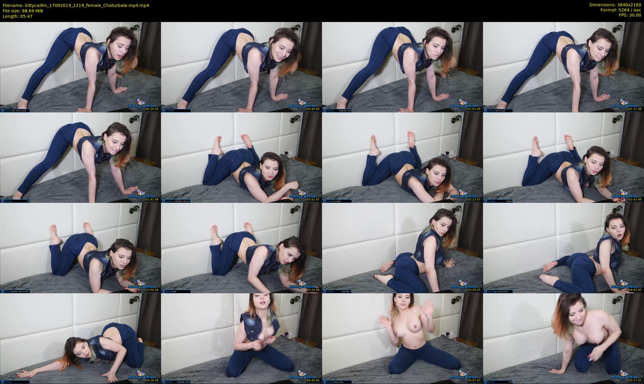 kittycaitlin — 6 minute Chaturbate female cam show recording, 4K, Sep 17, 2019