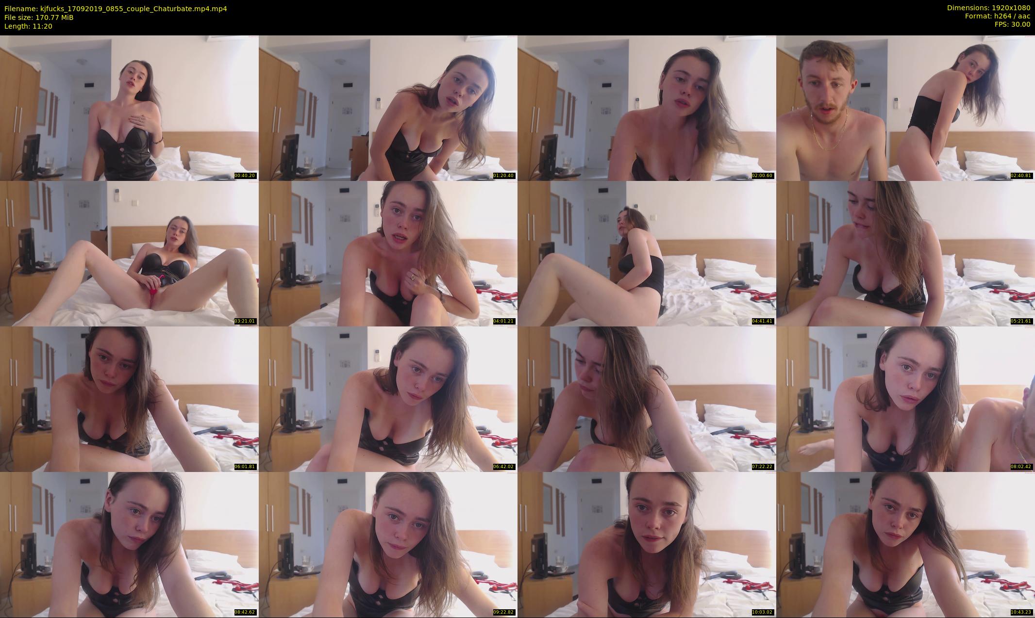 kjfucks — 12 minute Chaturbate couple cam show recording, 1080p, Sep 17, 2019