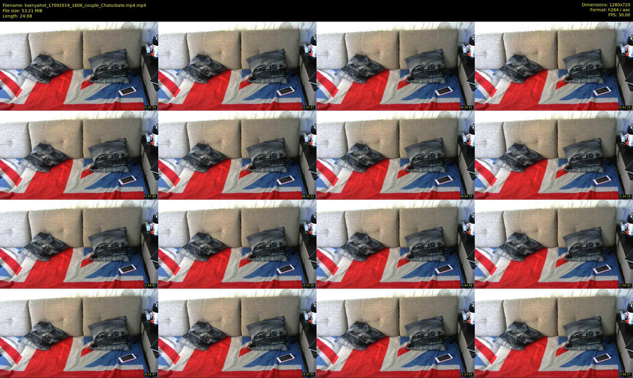 ksenyahot — 25 minute Chaturbate couple cam show recording, 720p, Sep 17, 2019