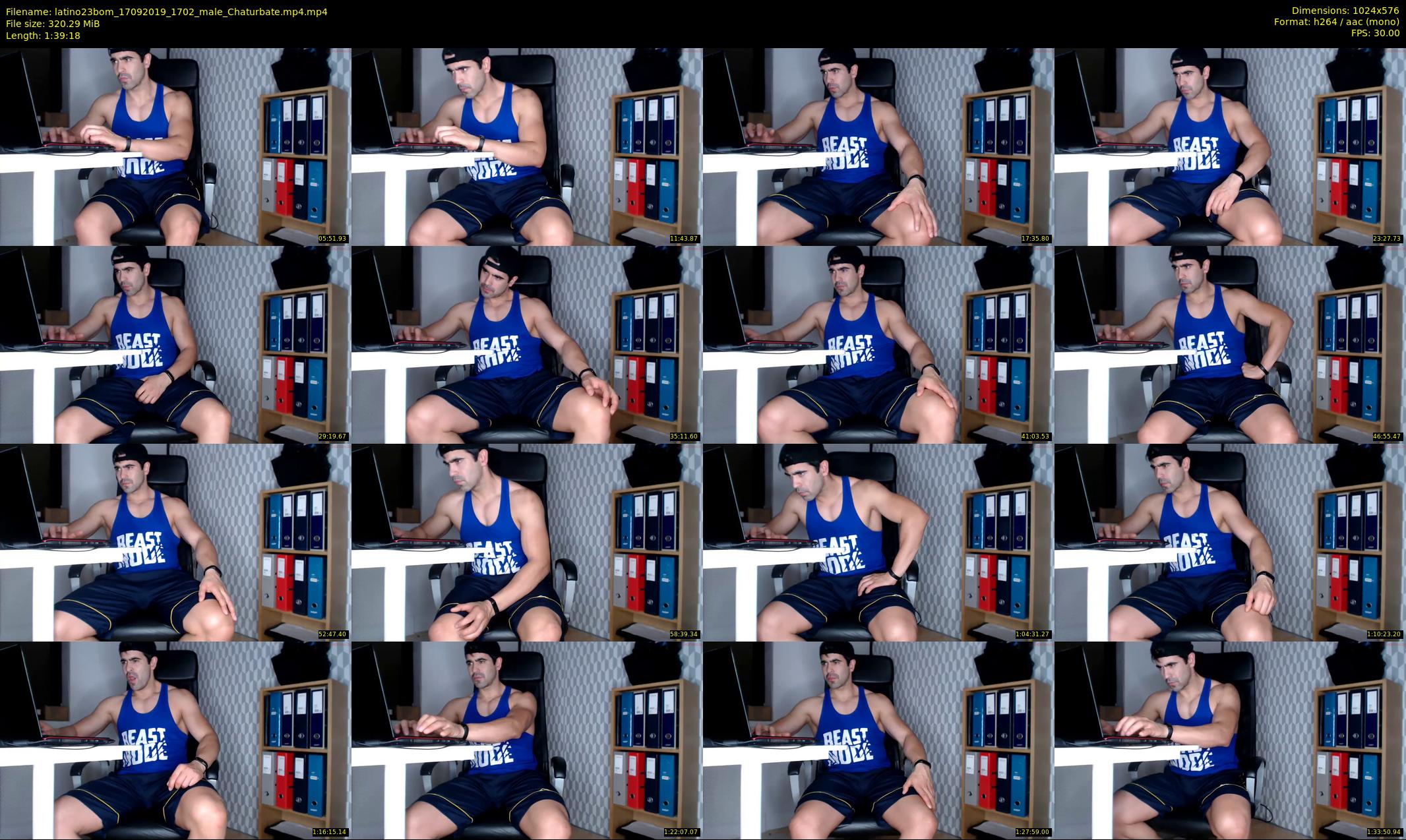 latino23bom — 100 minute Chaturbate male cam show recording, 480p, Sep 17, 2019