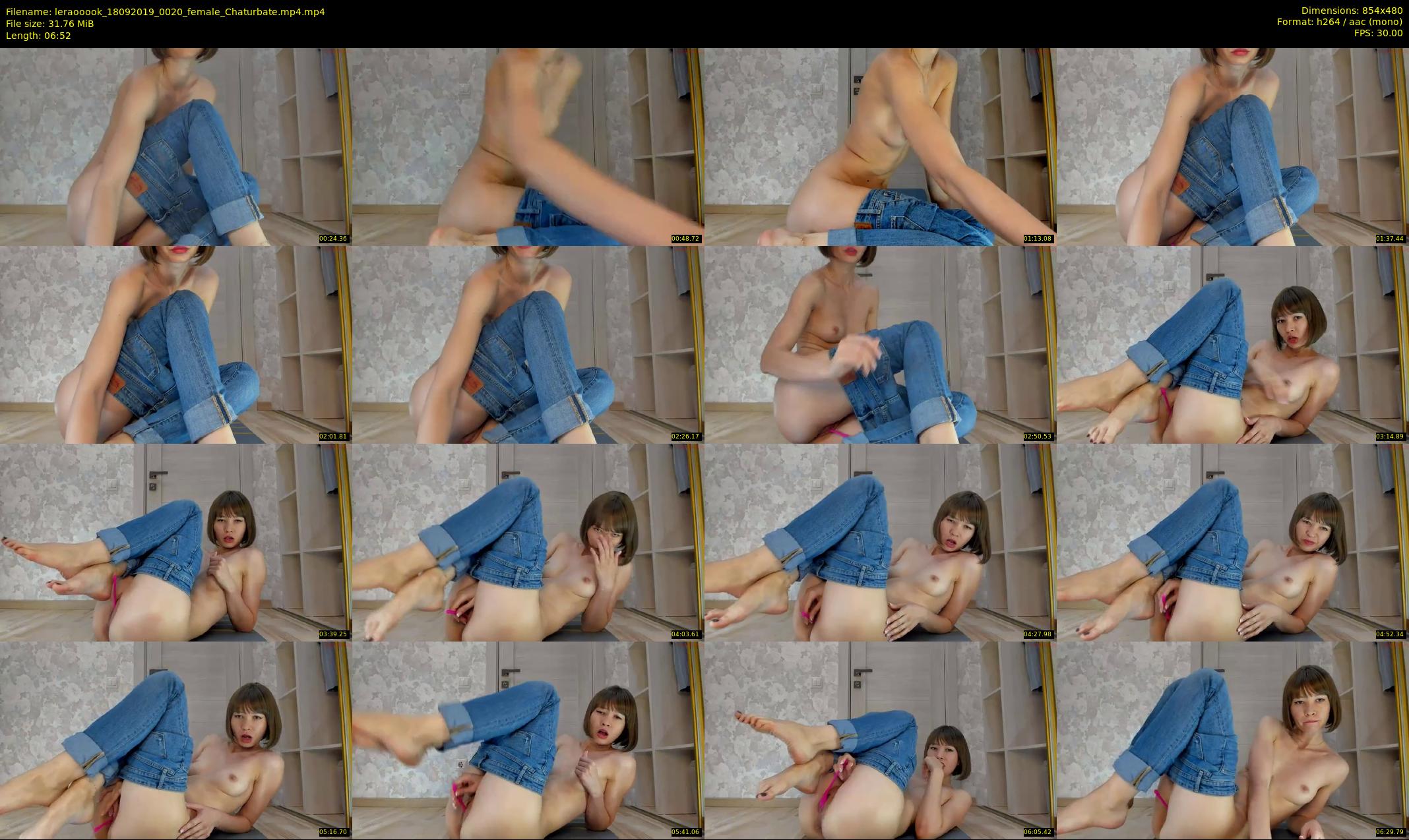 leraooook — 7 minute Chaturbate female cam show recording, 480p, Sep 18, 2019