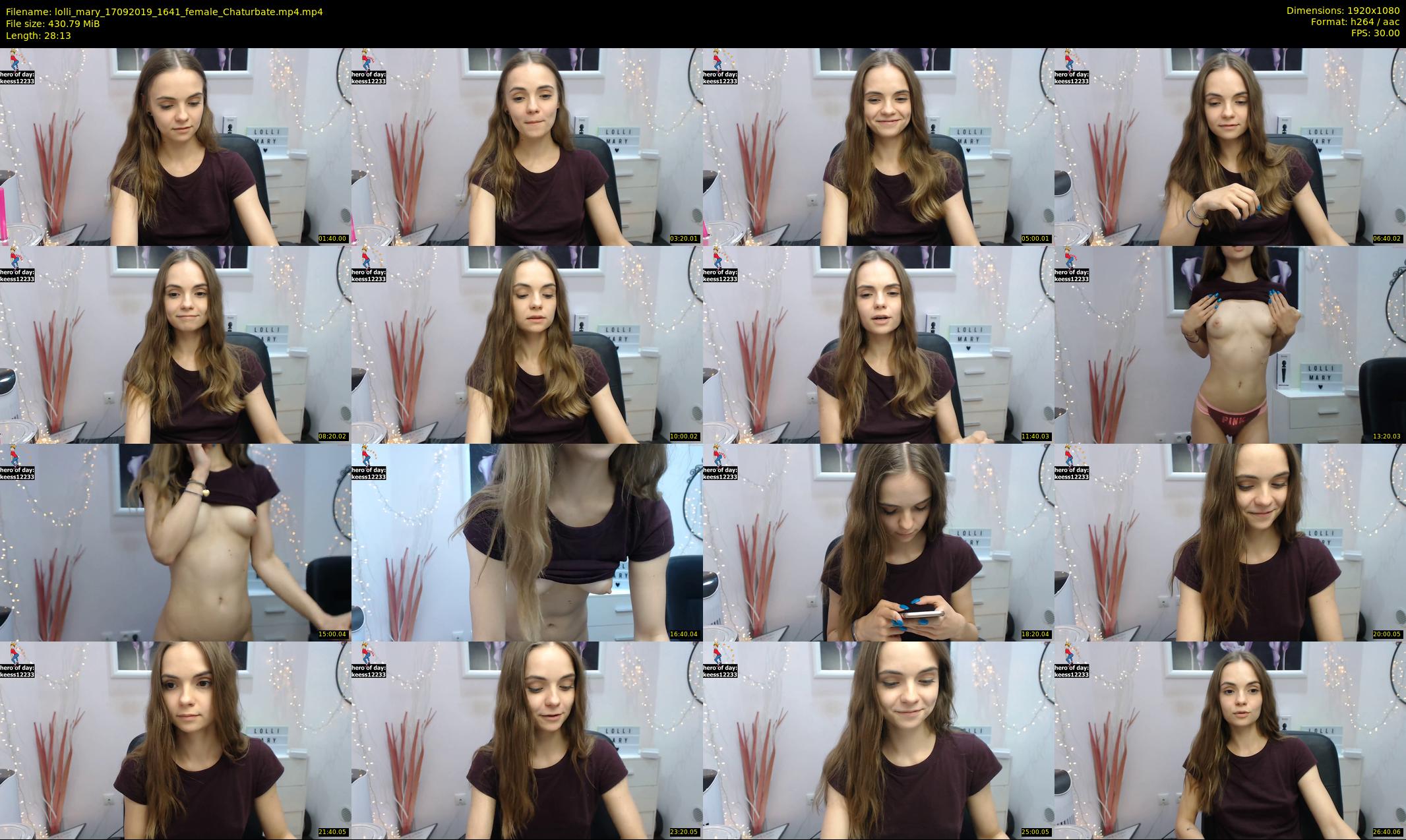 lolli_mary — 29 minute Chaturbate female cam show recording, 1080p, Sep 17, 2019