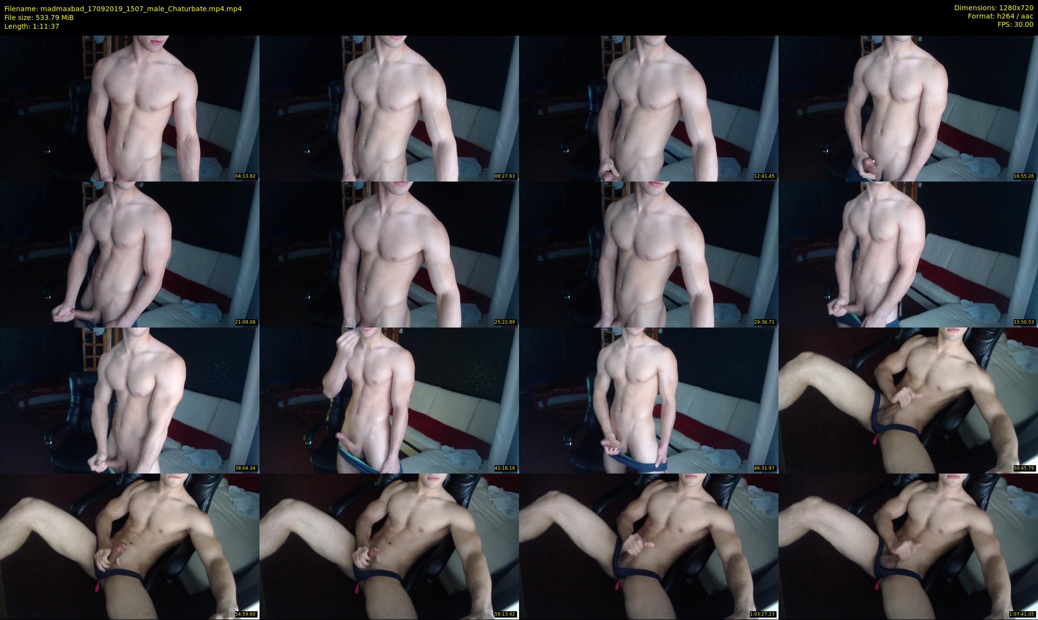 madmaxbad — 72 minute Chaturbate male cam show recording, 720p, Sep 17, 2019