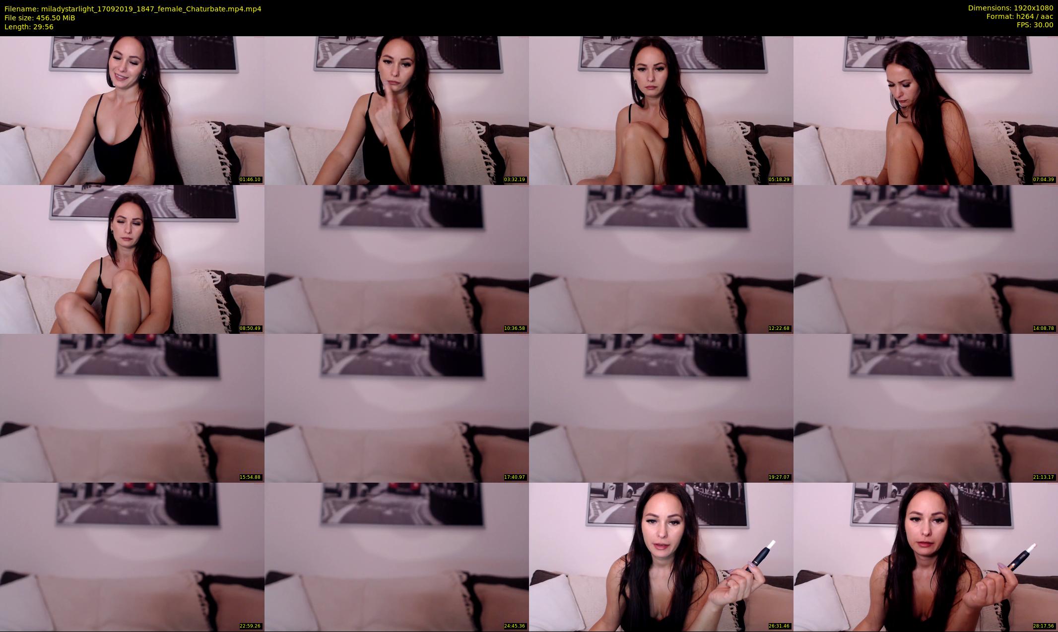 miladystarlight — 30 minute Chaturbate female cam show recording, 1080p, Sep 17, 2019