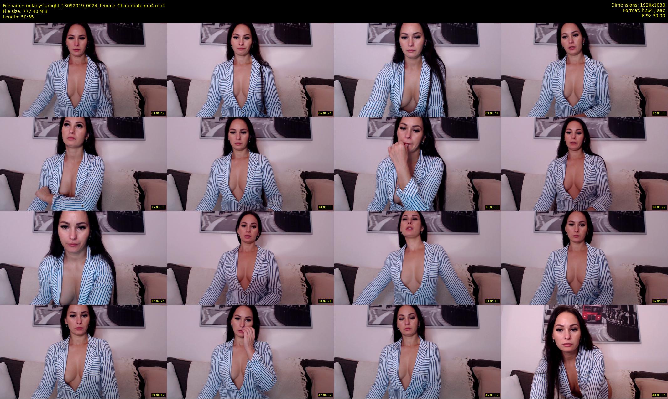 miladystarlight — 51 minute Chaturbate female cam show recording, 1080p, Sep 18, 2019
