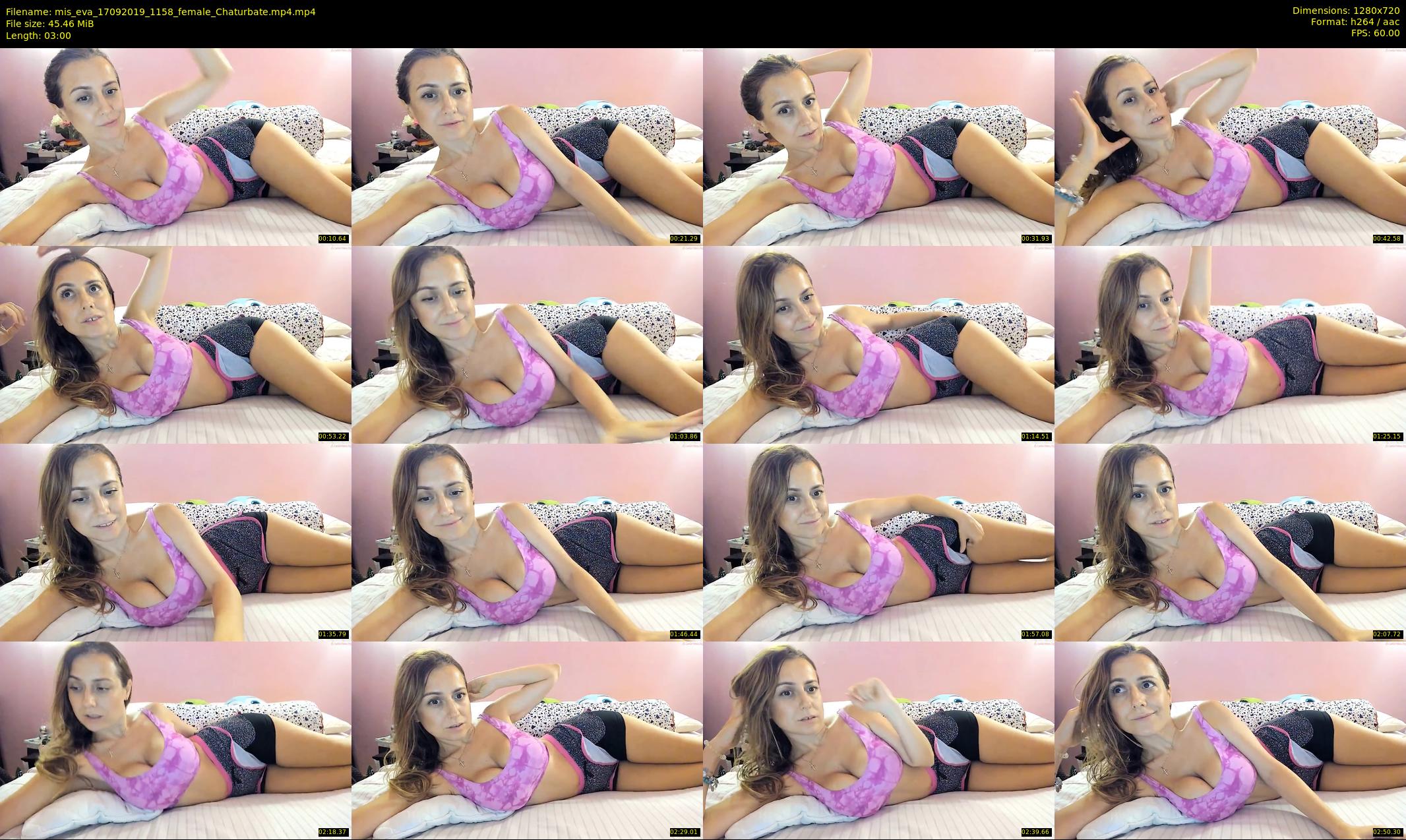 mis_eva — 3 minute Chaturbate female cam show recording, 720p, Sep 17, 2019