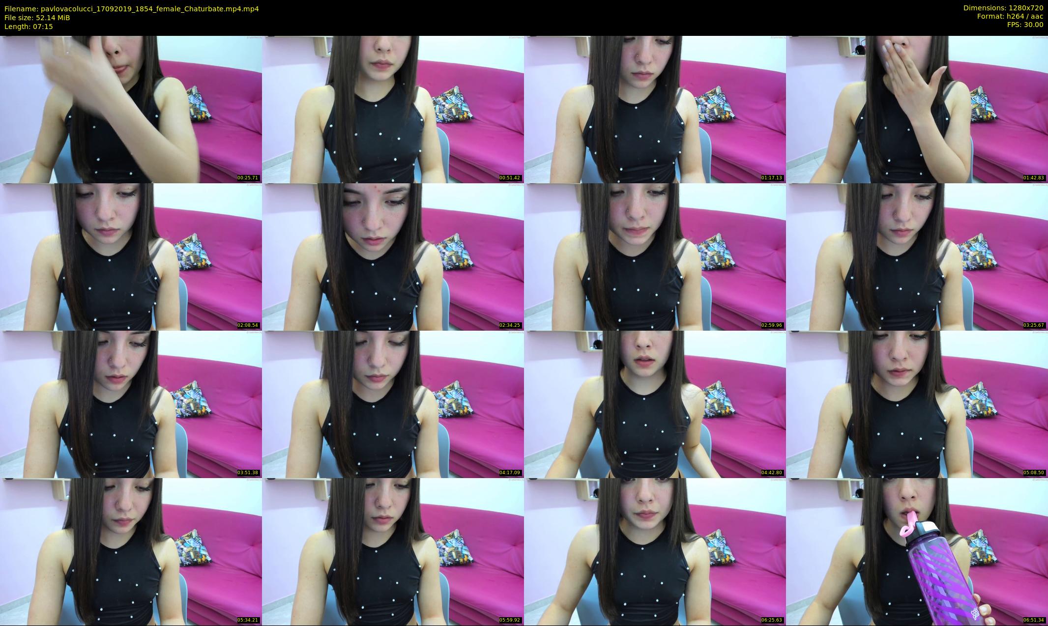pavlovacolucci — 8 minute Chaturbate female cam show recording, 720p, Sep 17, 2019