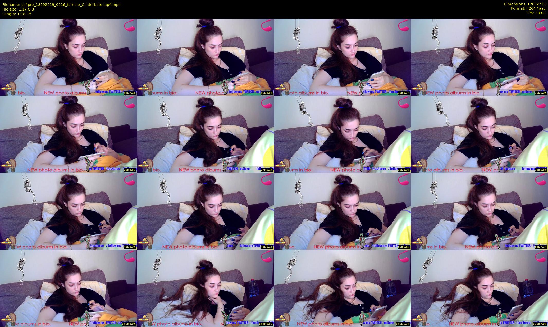 ps4pro — 79 minute Chaturbate female cam show recording, 720p, Sep 18, 2019