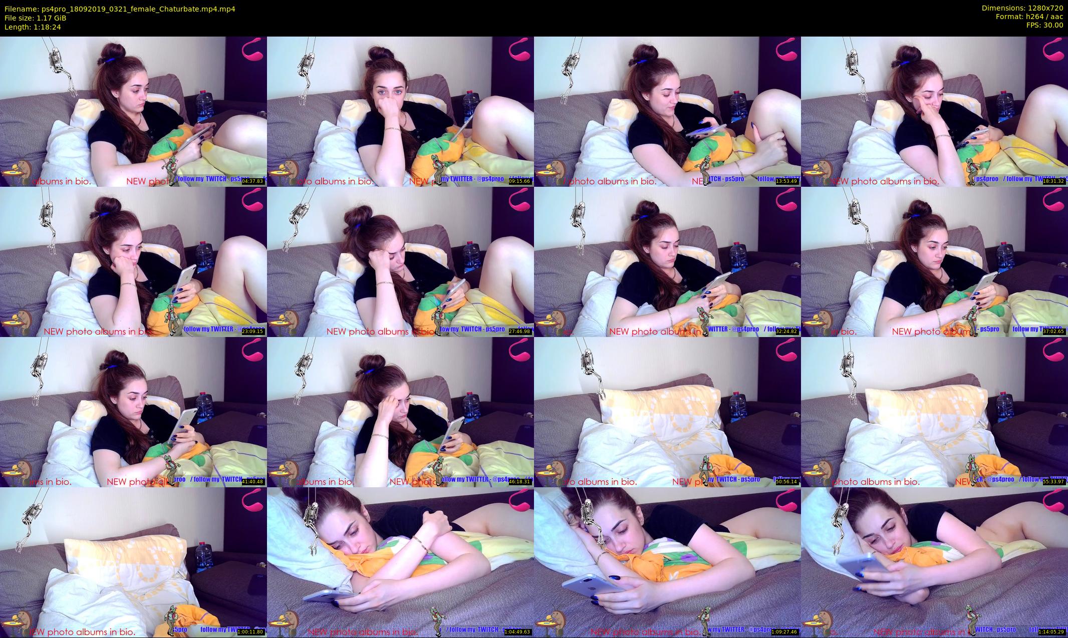 ps4pro — 79 minute Chaturbate female cam show recording, 720p, Sep 18, 2019