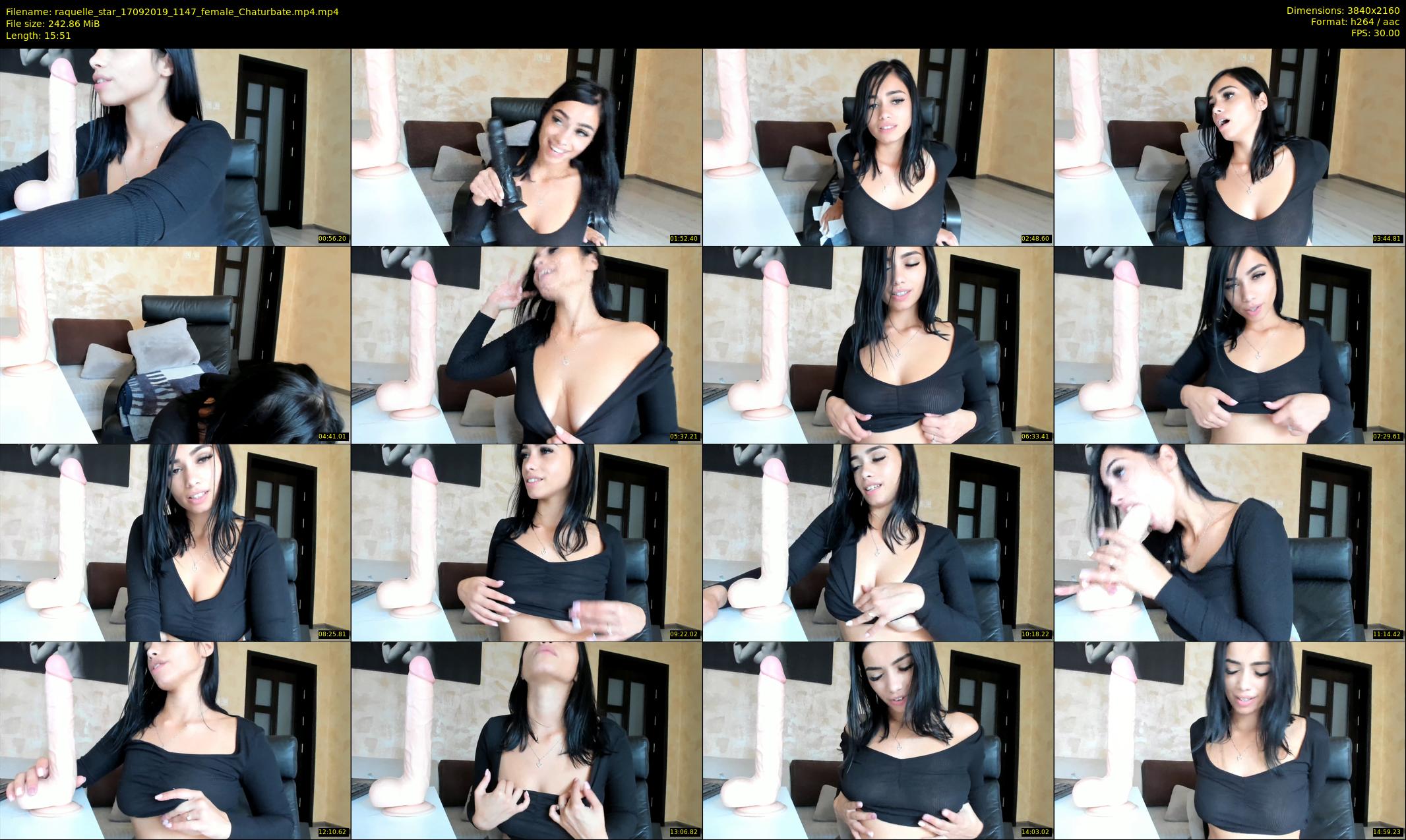 raquelle_star — 16 minute Chaturbate couple cam show recording, 4K, Sep 17, 2019