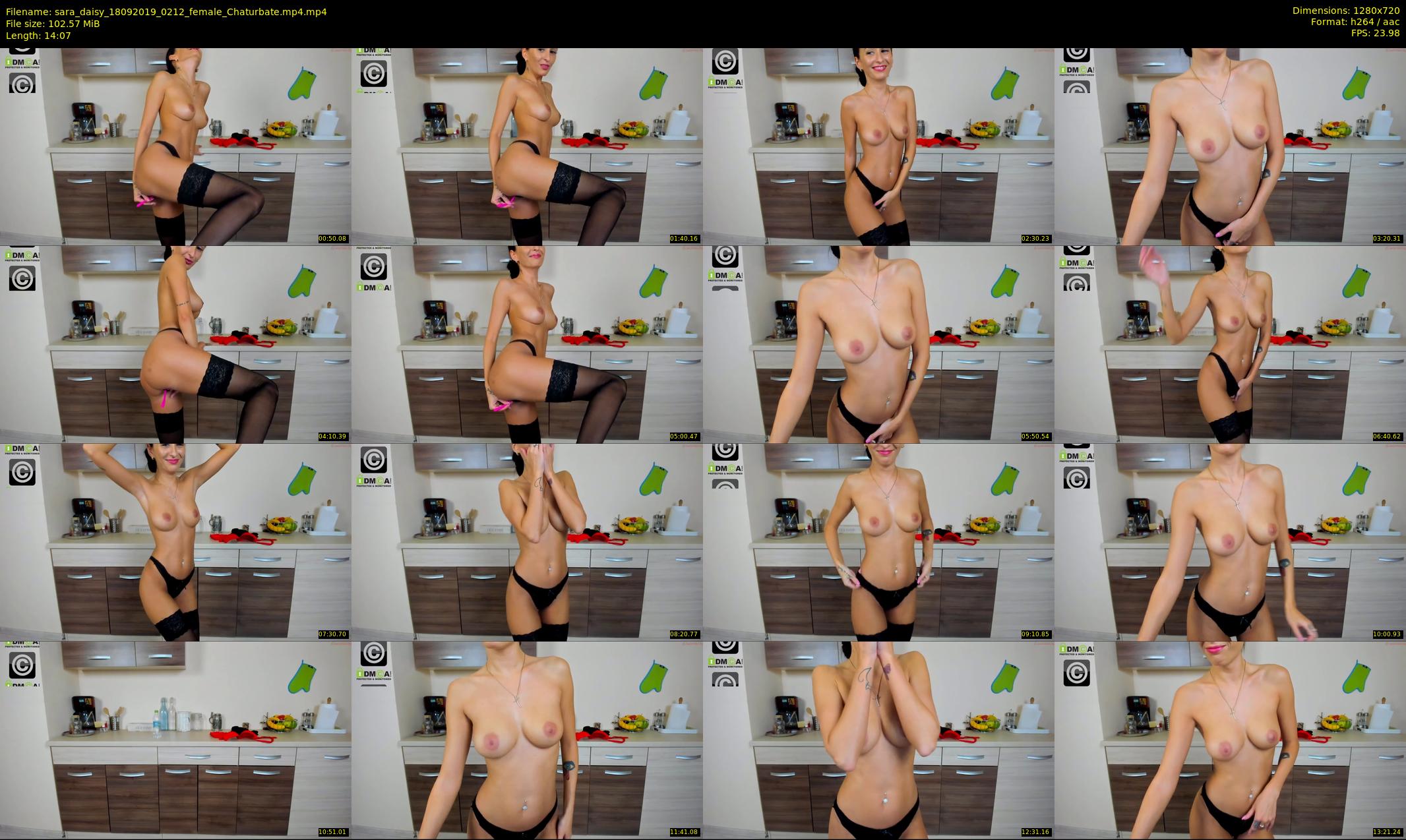 sara_daisy — 15 minute Chaturbate female cam show recording, 720p, Sep 18, 2019
