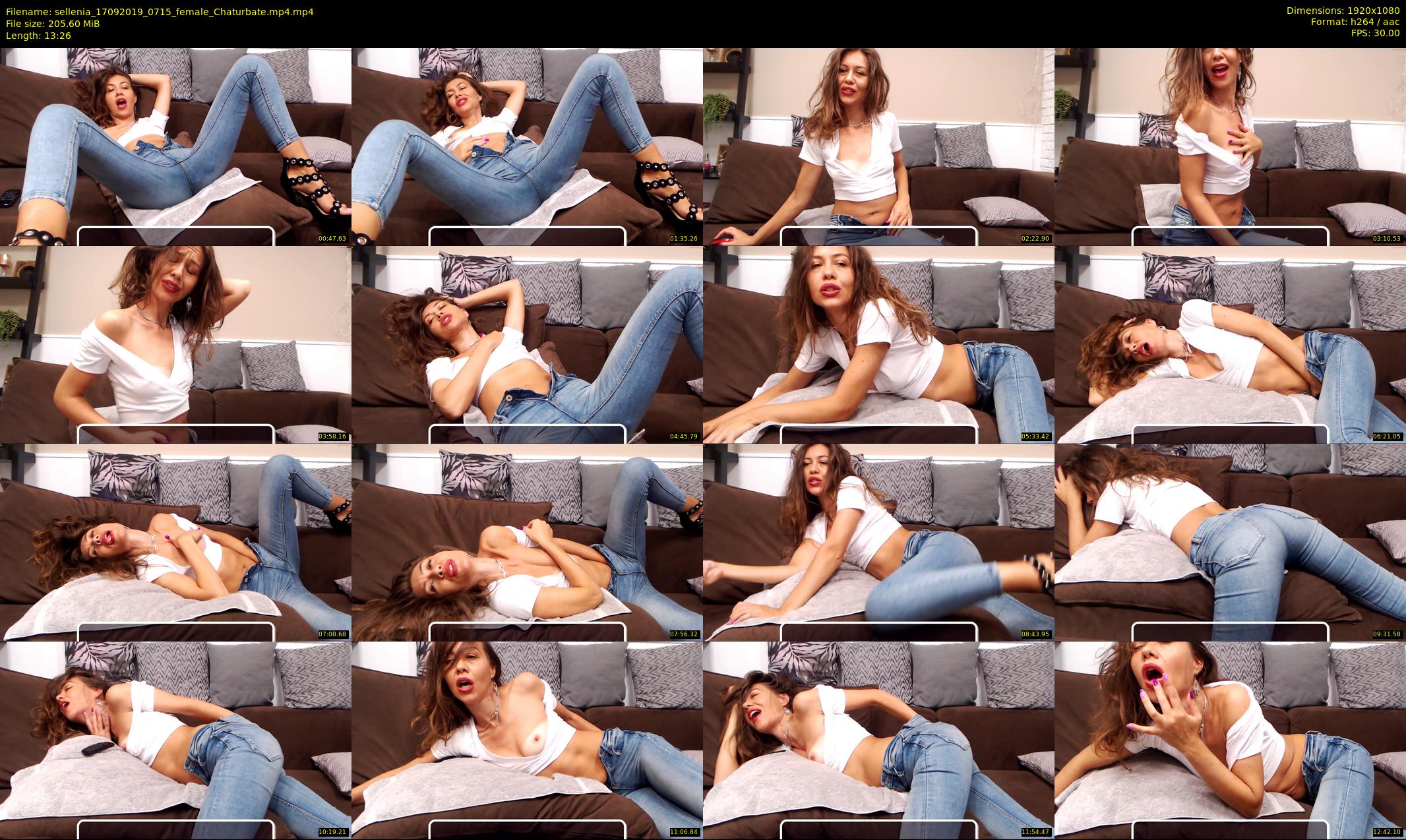 sellenia — 14 minute Chaturbate female cam show recording, 1080p, Sep 17, 2019