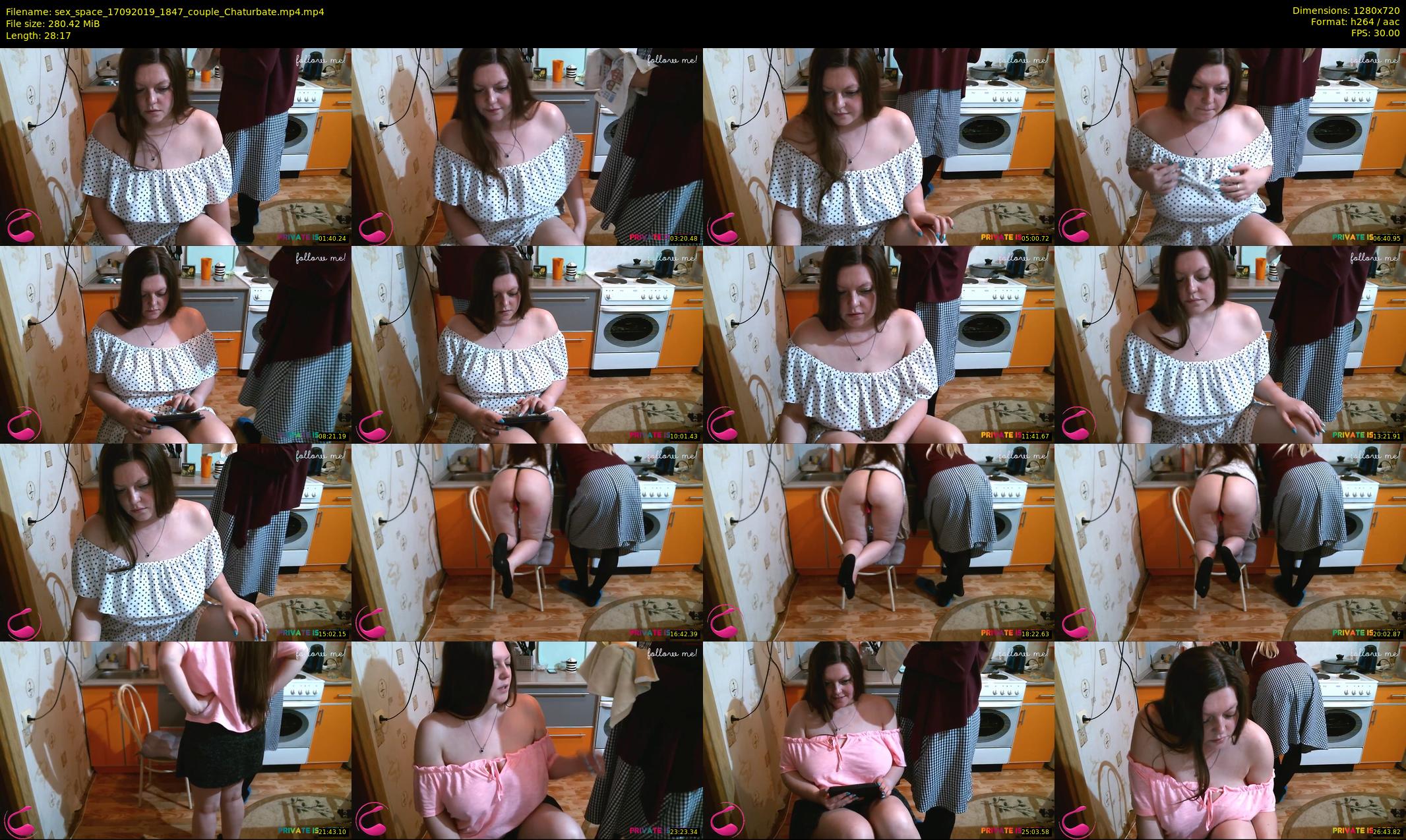 sex_space — 29 minute Chaturbate couple cam show recording, 720p, Sep 17, 2019