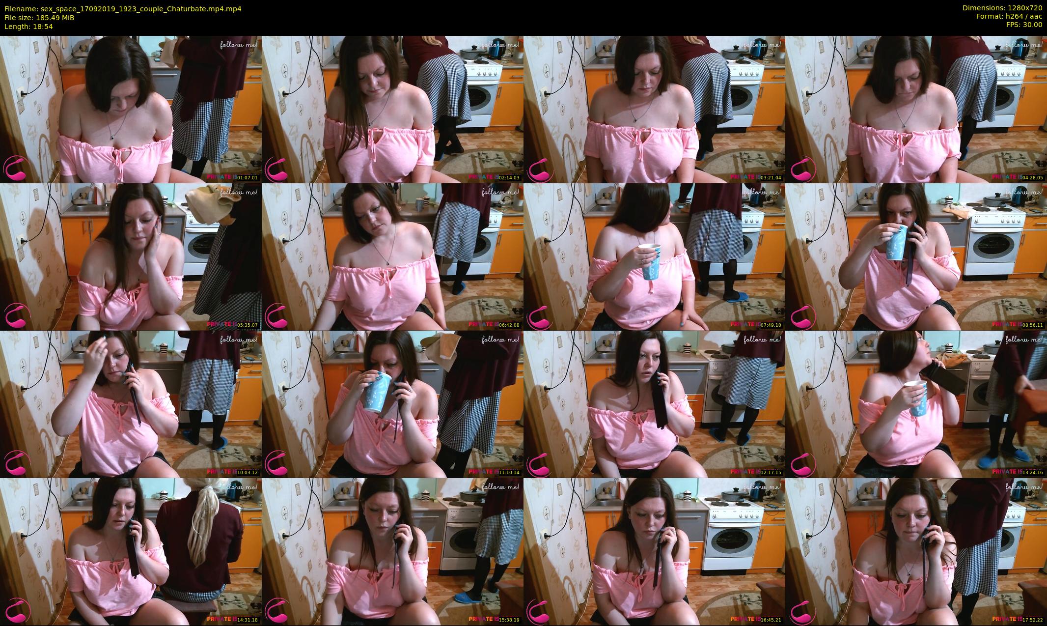 sex_space — 19 minute Chaturbate couple cam show recording, 720p, Sep 17, 2019