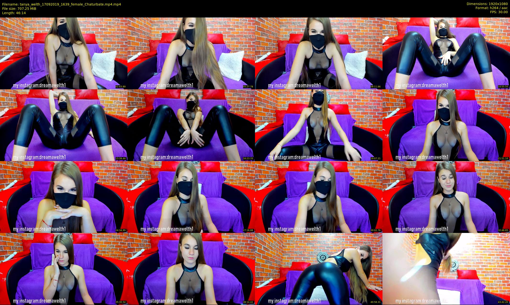 tanya_welth — 47 minute Chaturbate female cam show recording, 1080p, Sep 17, 2019