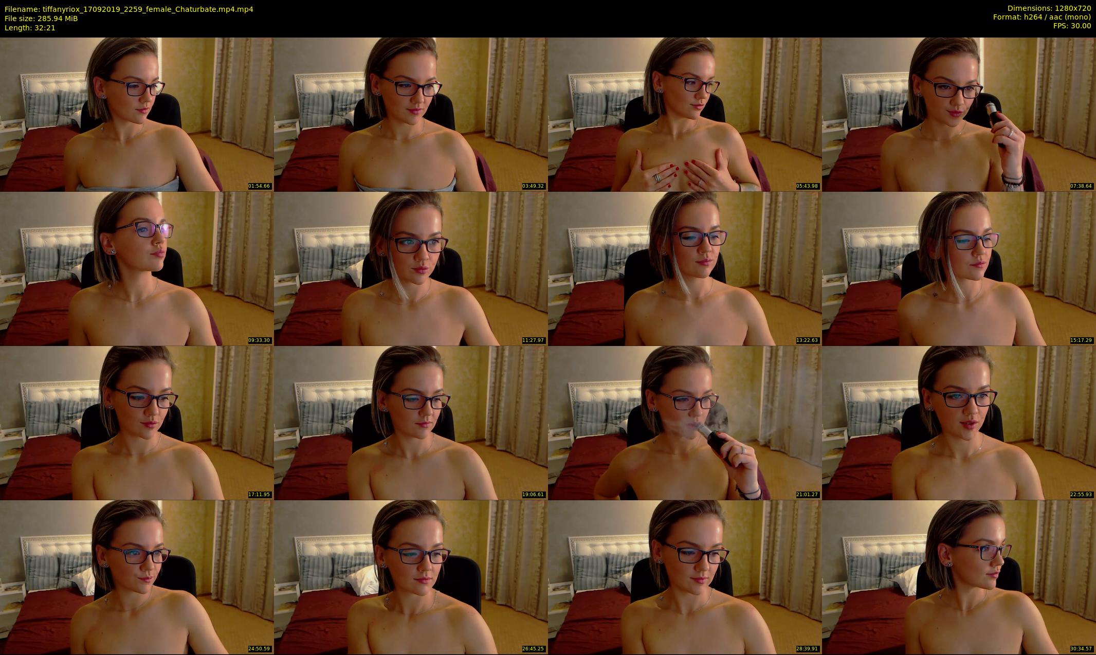 tiffanyriox — 33 minute Chaturbate female cam show recording, 720p, Sep 17, 2019