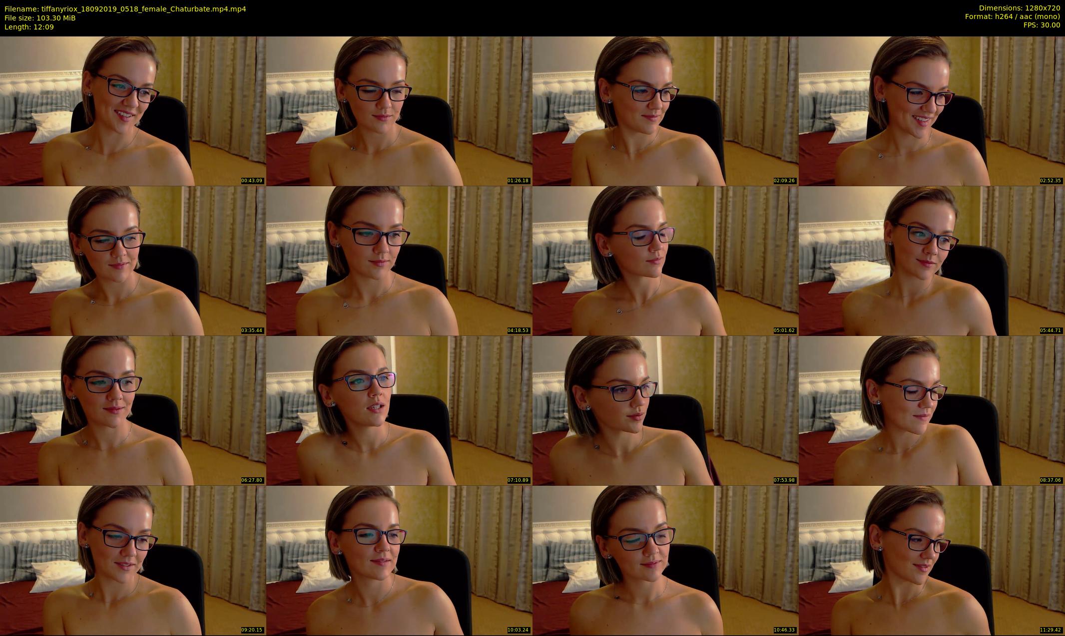 tiffanyriox — 13 minute Chaturbate female cam show recording, 720p, Sep 18, 2019