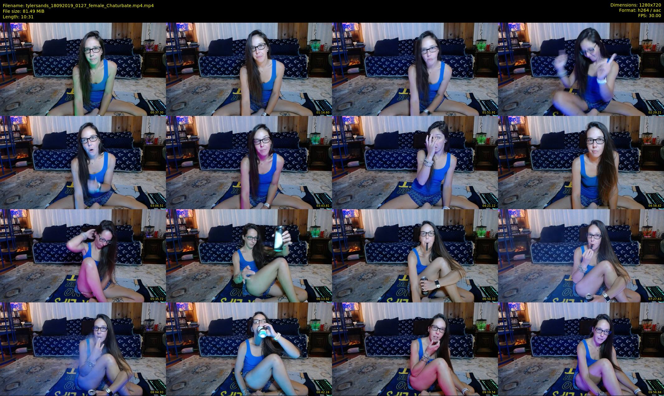 tylersands — 11 minute Chaturbate female cam show recording, 720p, Sep 18, 2019