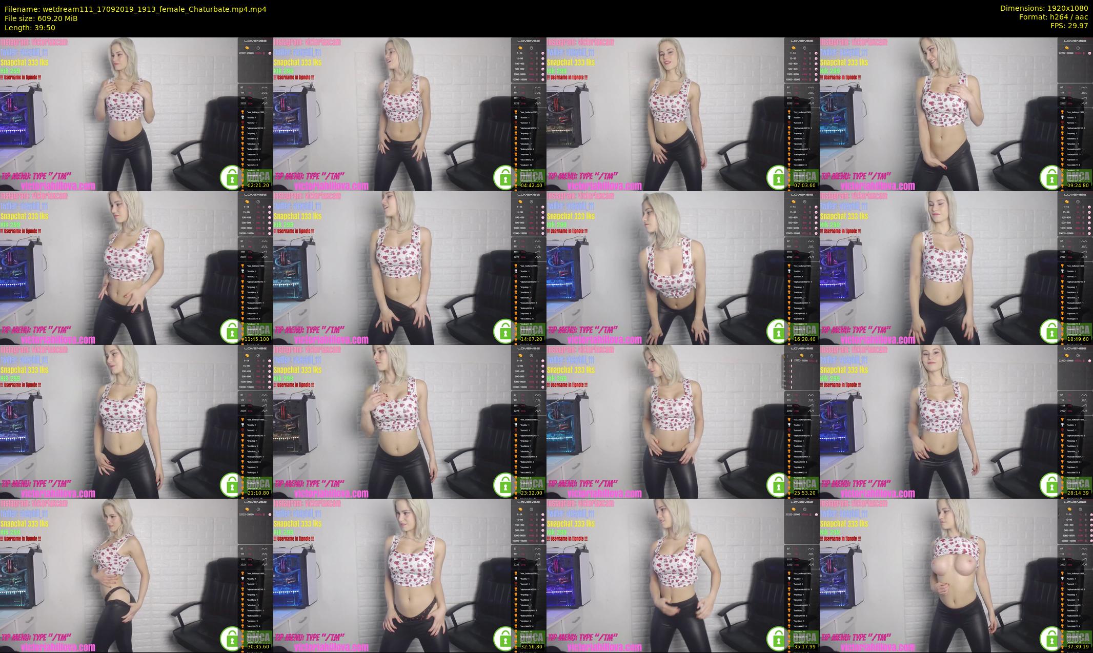wetdream111 — 40 minute Chaturbate couple cam show recording, 1080p, Sep 17, 2019