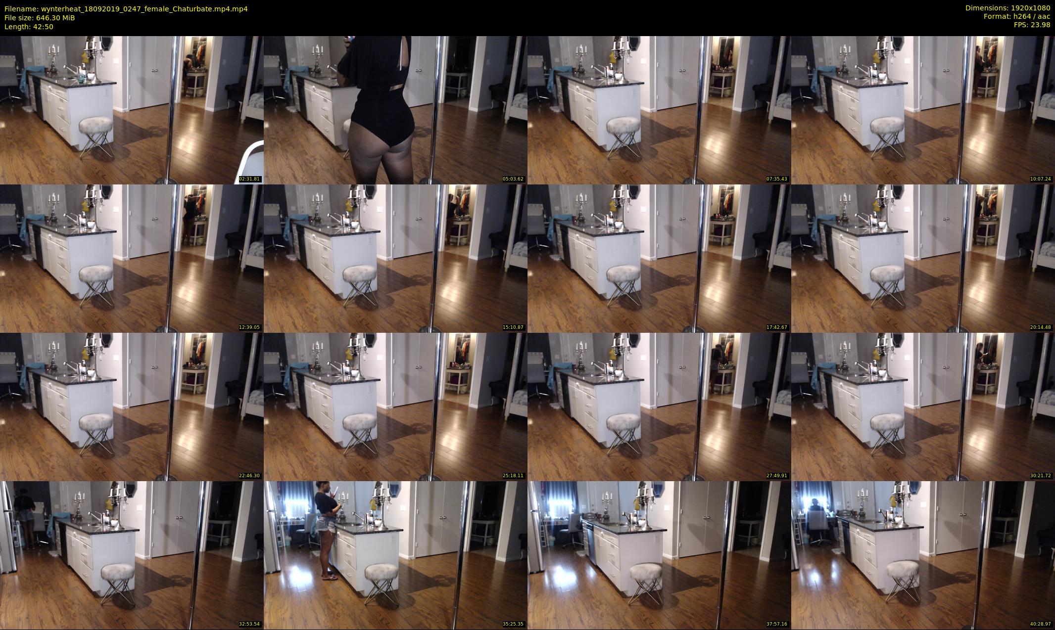 wynterheat — 43 minute Chaturbate female cam show recording, 1080p, Sep 18, 2019