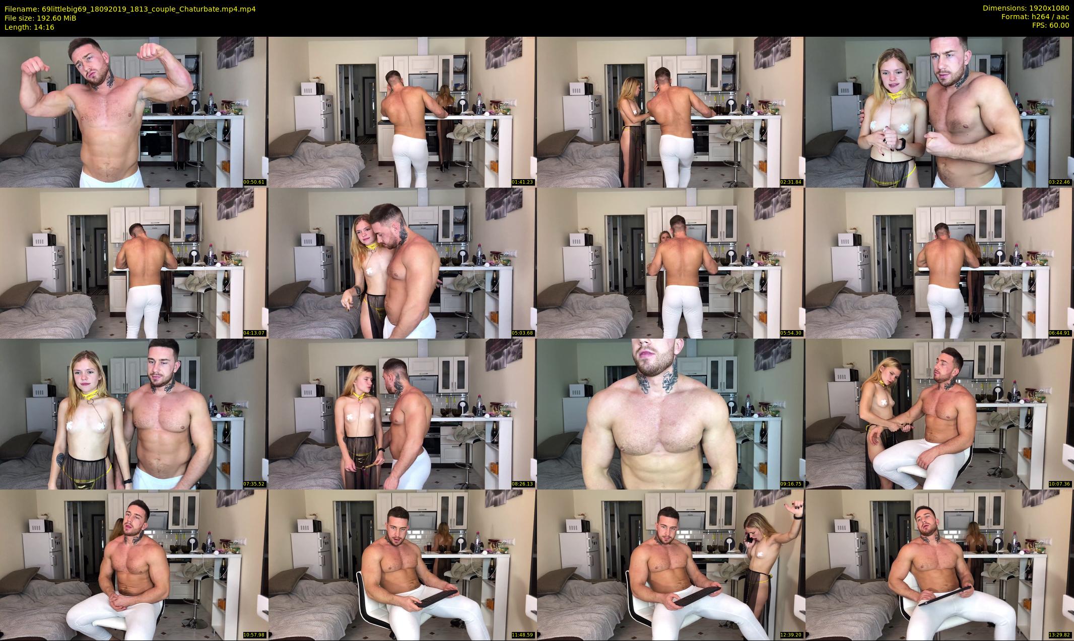 69littlebig69 — 15 minute Chaturbate couple cam show recording, 1080p, Sep 18, 2019