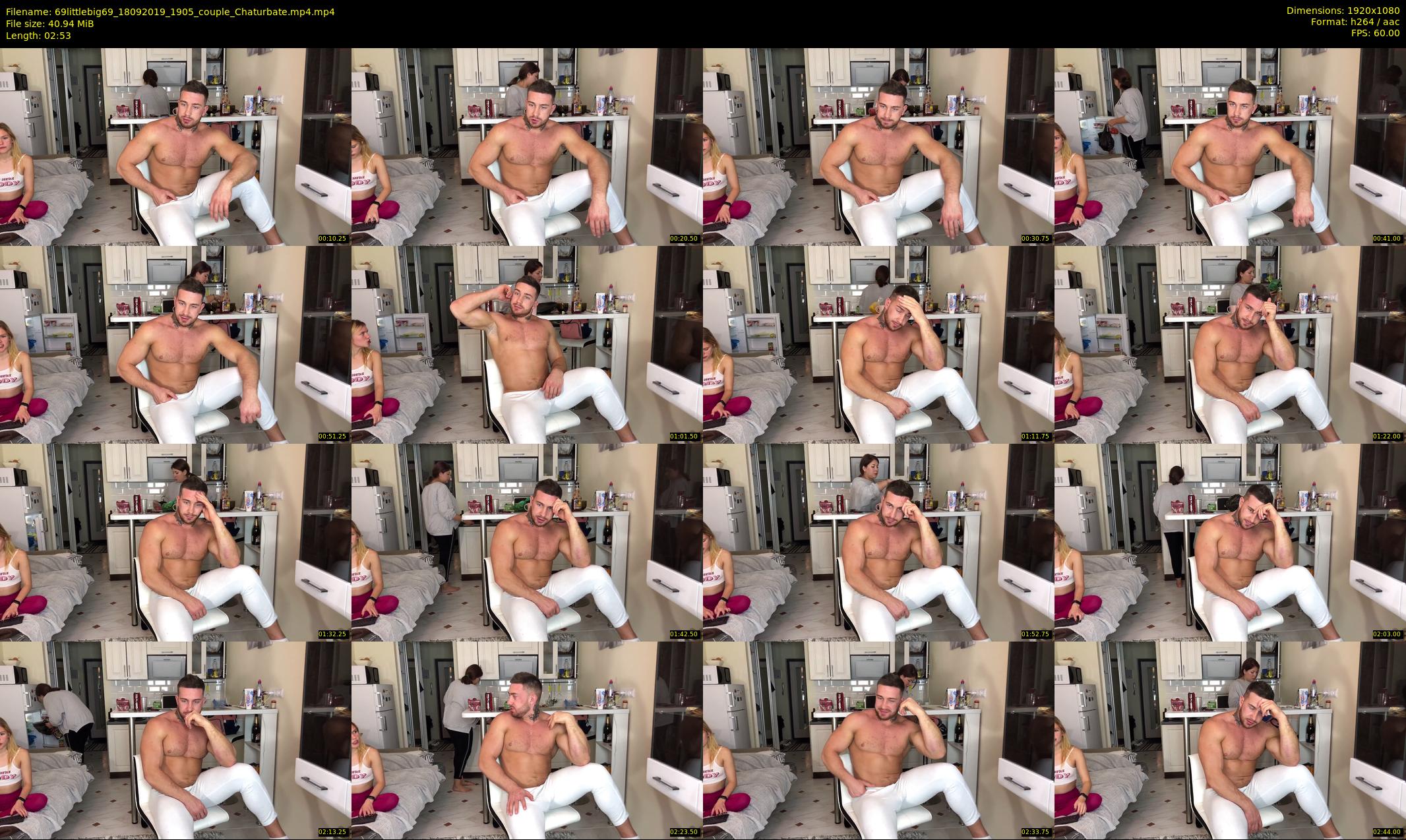 69littlebig69 — 3 minute Chaturbate couple cam show recording, 1080p, Sep 18, 2019