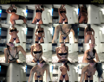 Alenaxoxo — 25 minute MyFreeCams cam show recording, 480p, Sep 18, 2019