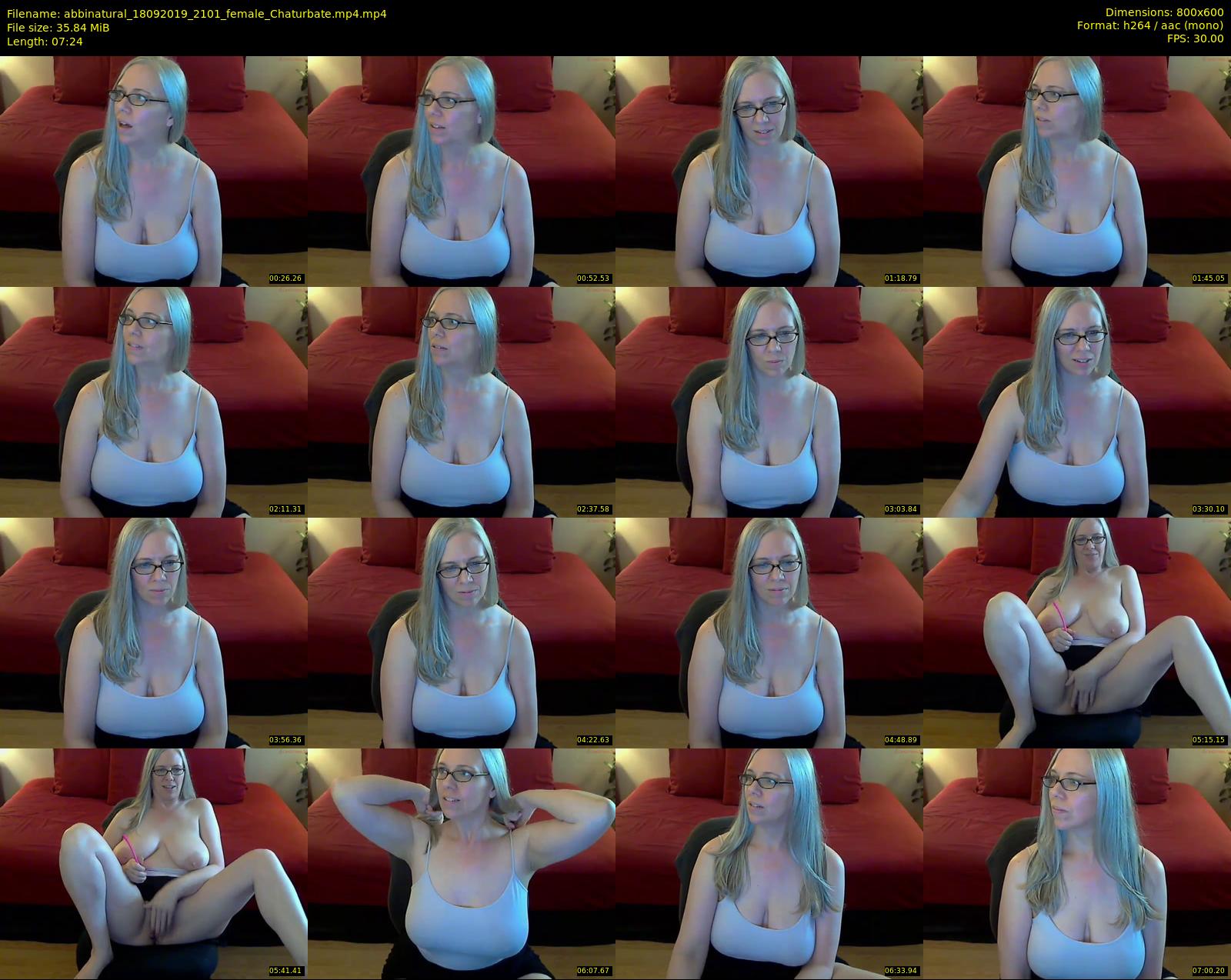 abbinatural — 8 minute Chaturbate female cam show recording, 480p, Sep 18, 2019