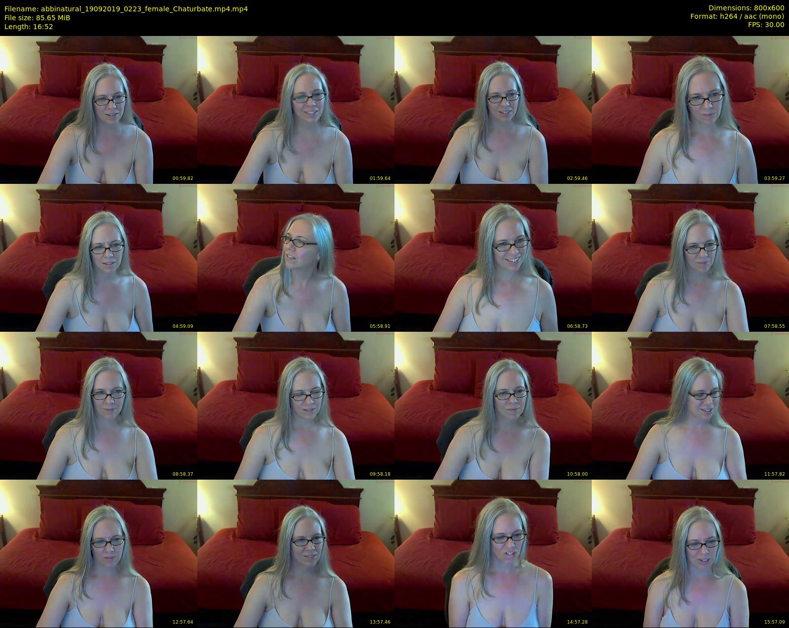 abbinatural — 17 minute Chaturbate female cam show recording, 480p, Sep 19, 2019