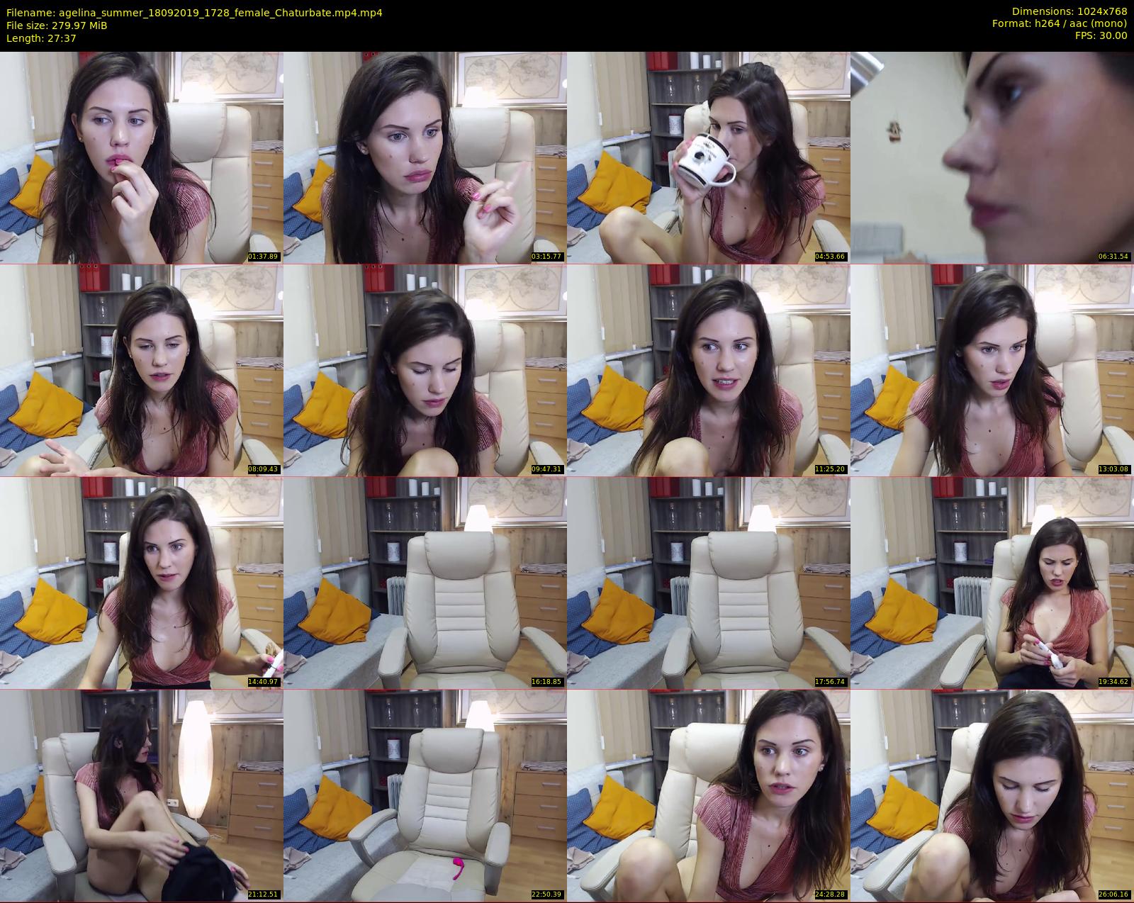 agelina_summer — 28 minute Chaturbate female cam show recording, 720p, Sep 18, 2019