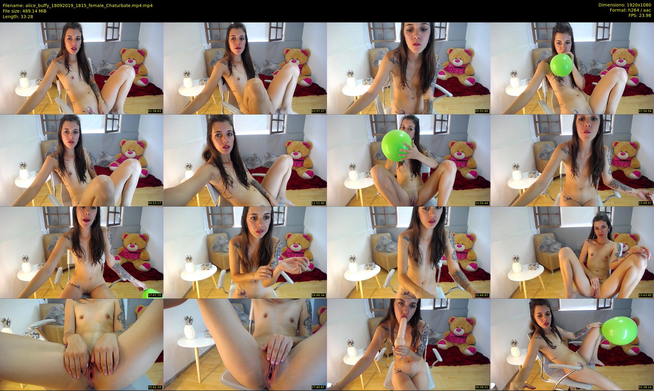 alice_buffy — 34 minute Chaturbate female cam show recording, 1080p, Sep 18, 2019