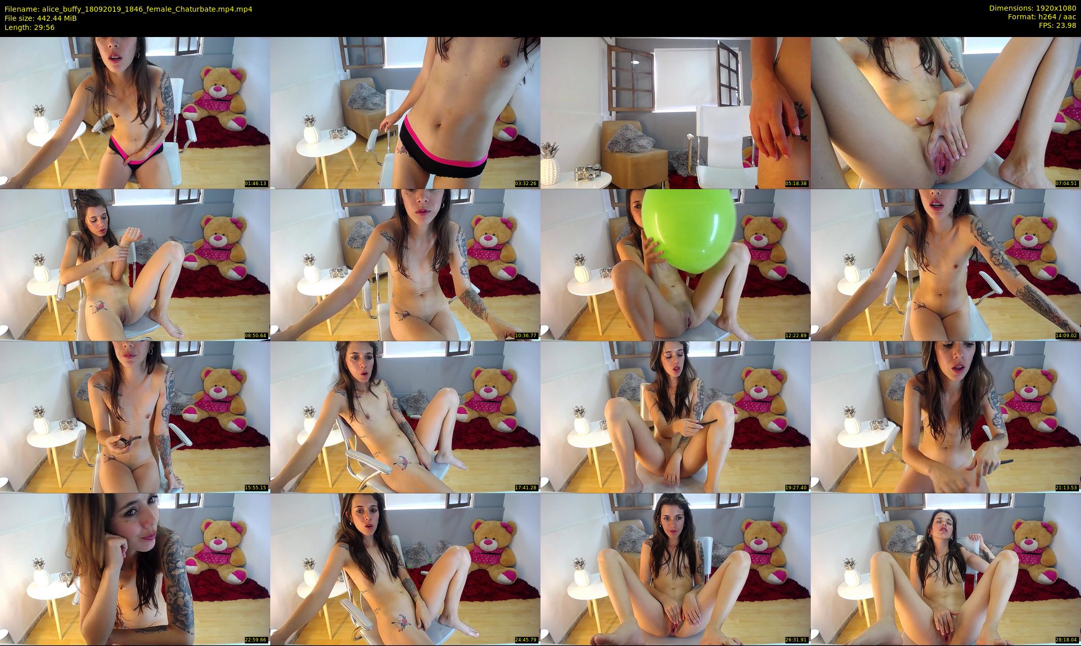 alice_buffy — 30 minute Chaturbate female cam show recording, 1080p, Sep 18, 2019
