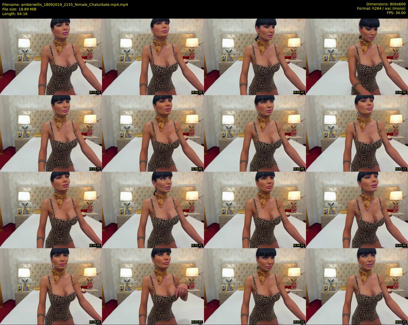 amberwillis — 5 minute Chaturbate female cam show recording, 480p, Sep 18, 2019