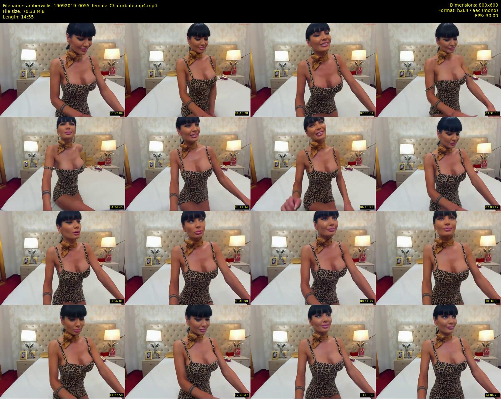 amberwillis — 15 minute Chaturbate female cam show recording, 480p, Sep 19, 2019