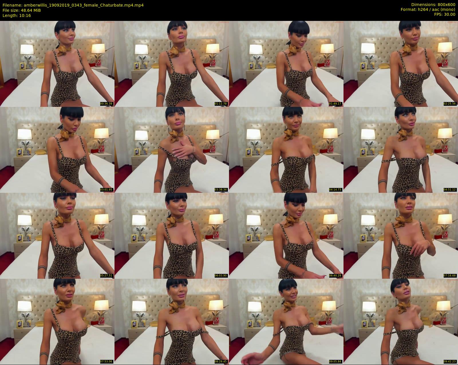 amberwillis — 11 minute Chaturbate female cam show recording, 480p, Sep 19, 2019