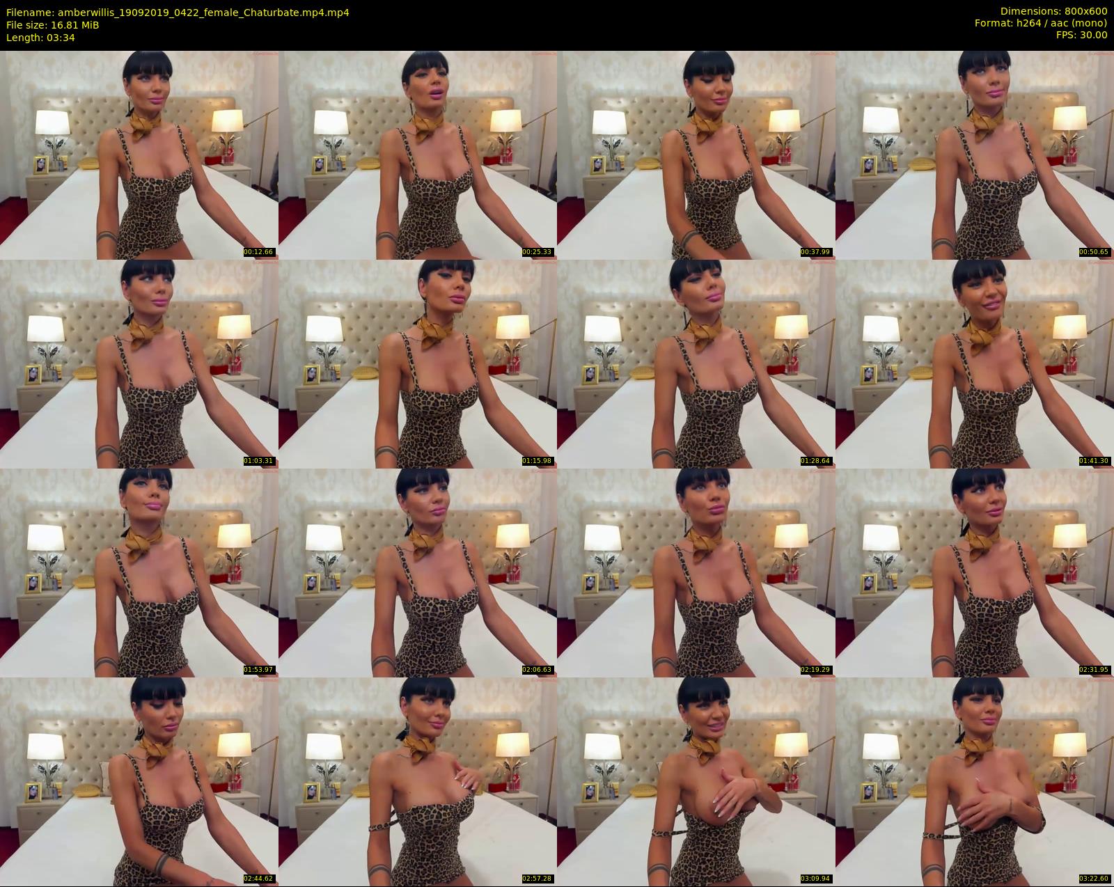amberwillis — 4 minute Chaturbate female cam show recording, 480p, Sep 19, 2019